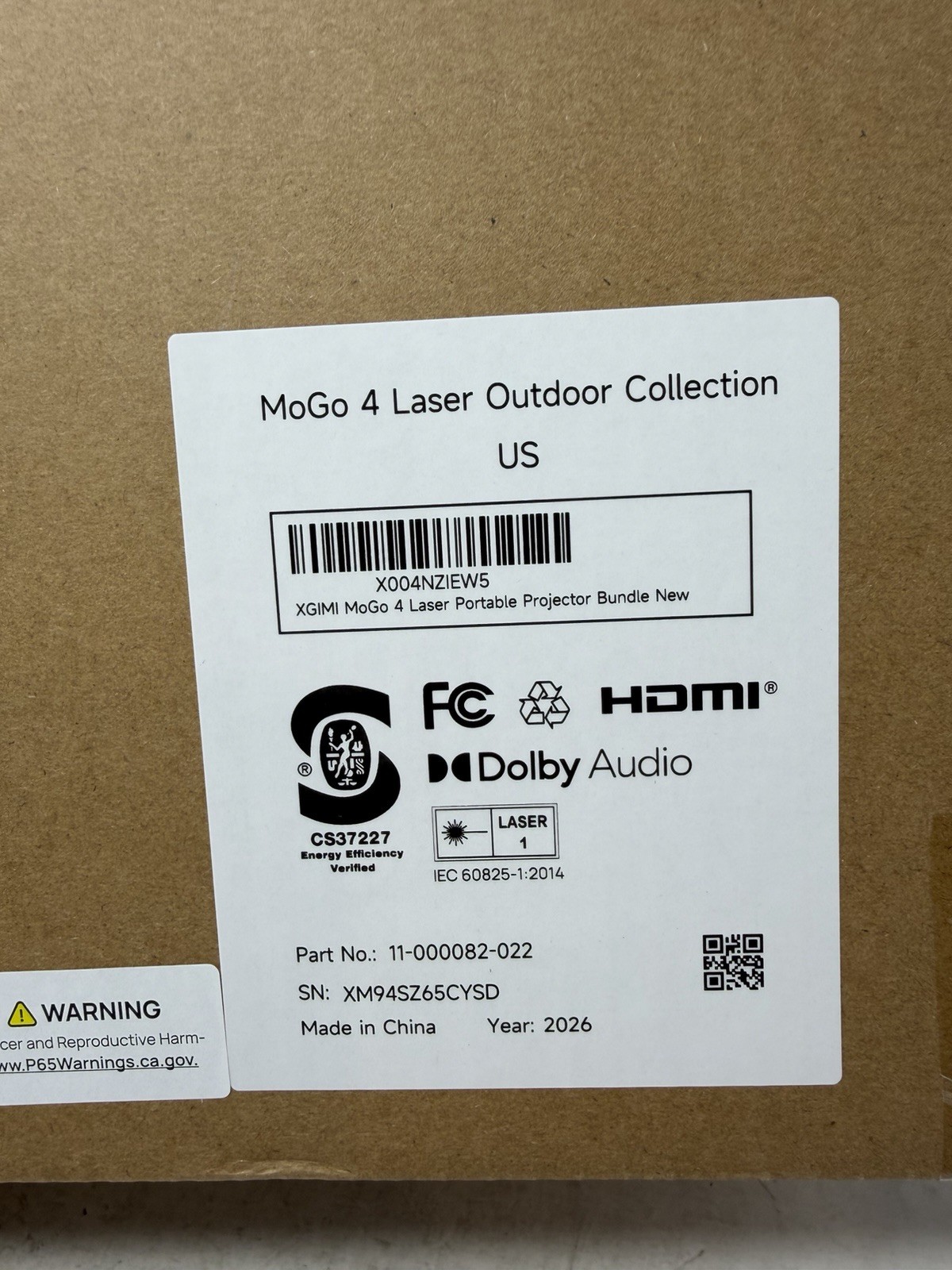 XGIMI MoGo 4 Laser Projector Outdoor Collection Bundle