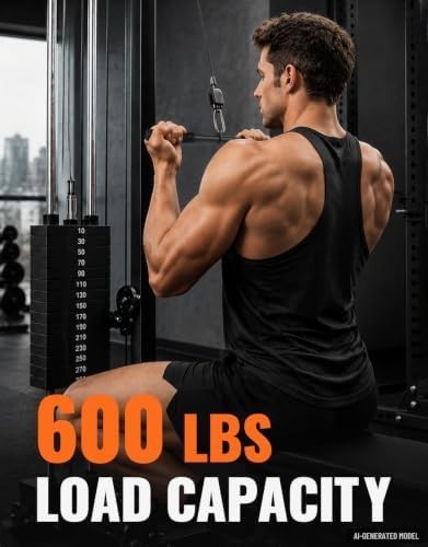 Share Straight Bar Cable Attachment with Fixed Ring, NonSlip Tricep Bar