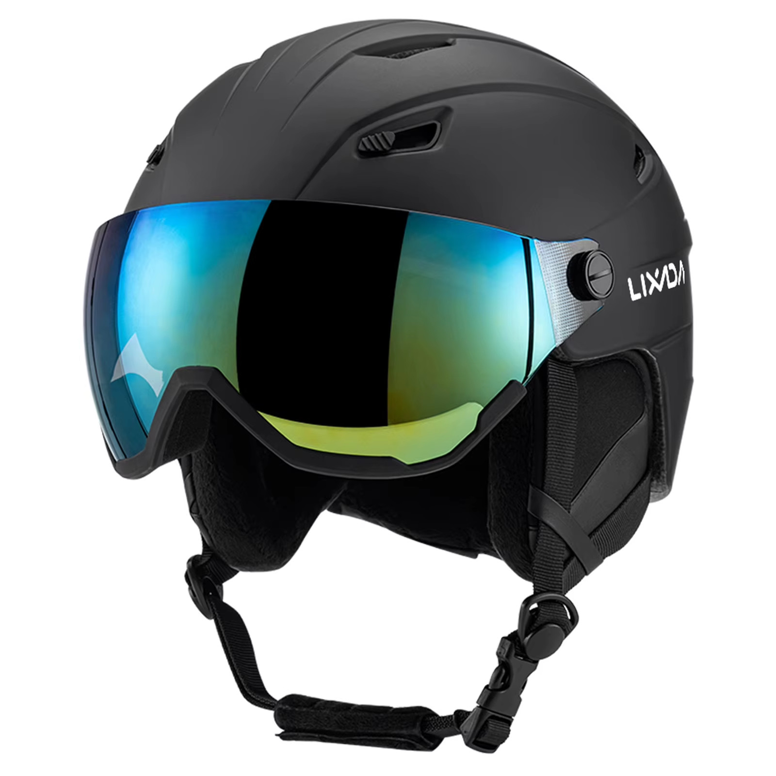 Integrated Ski Helmet Men and Women Snowboard Helmet with Removable Visor