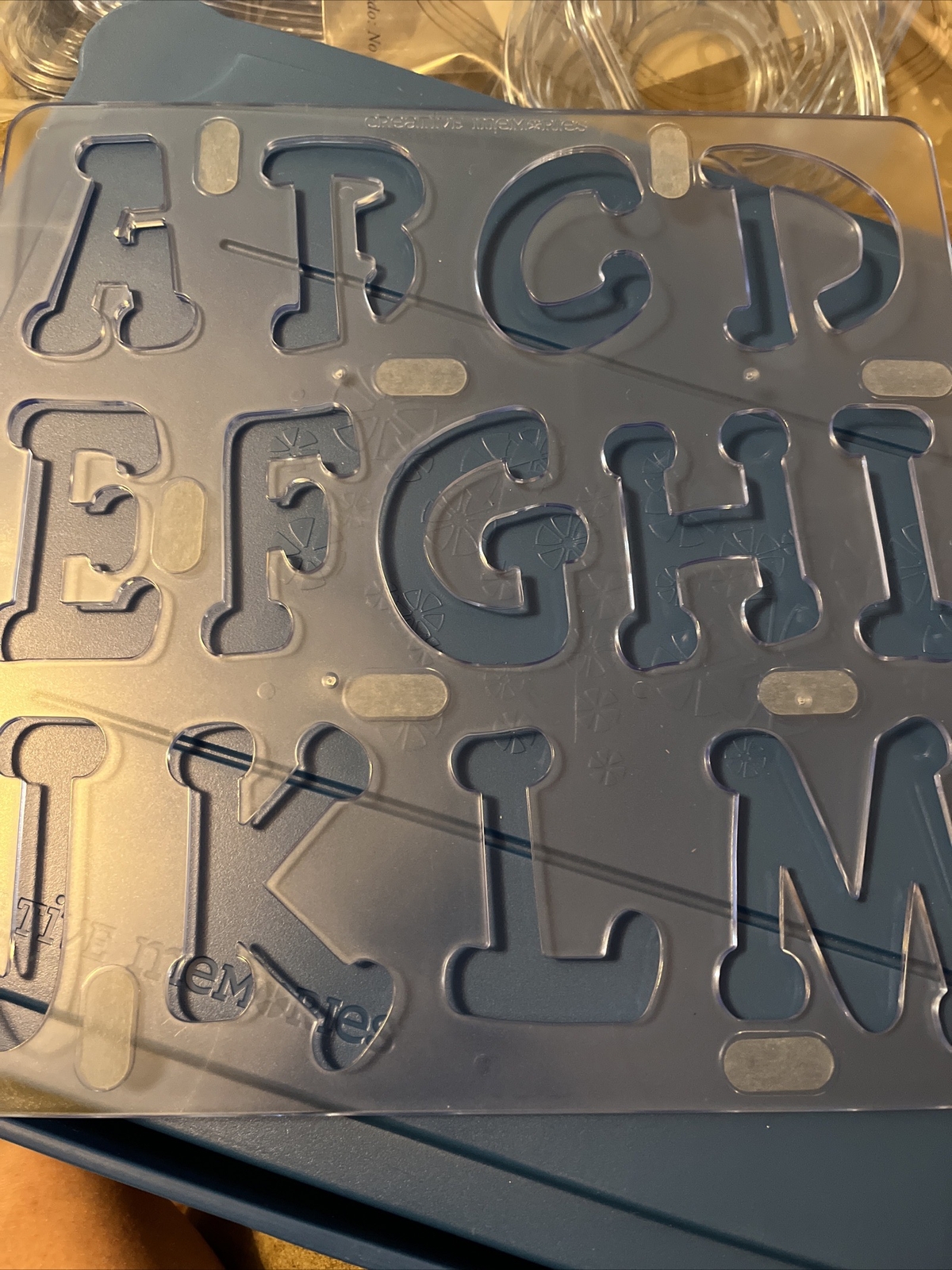 Creative Memories Creative Cuts Storage Box Letter, Numbers, & Shapes