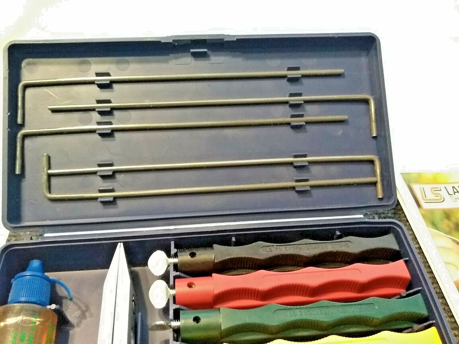 LANSKY Deluxe Controlled Angle Knife Sharpening System, W/ Manual