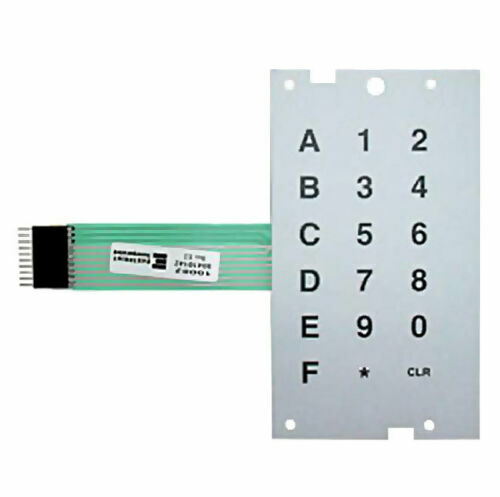 DIXIE NARCO BEV MAX 4 / 5800, 3800 SELECTION KEY PAD, MEMBRANE - NEW