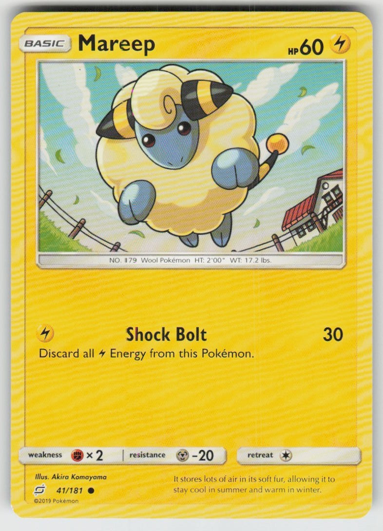 GGC-4 Mareep 41/181 Common SM - Team Up