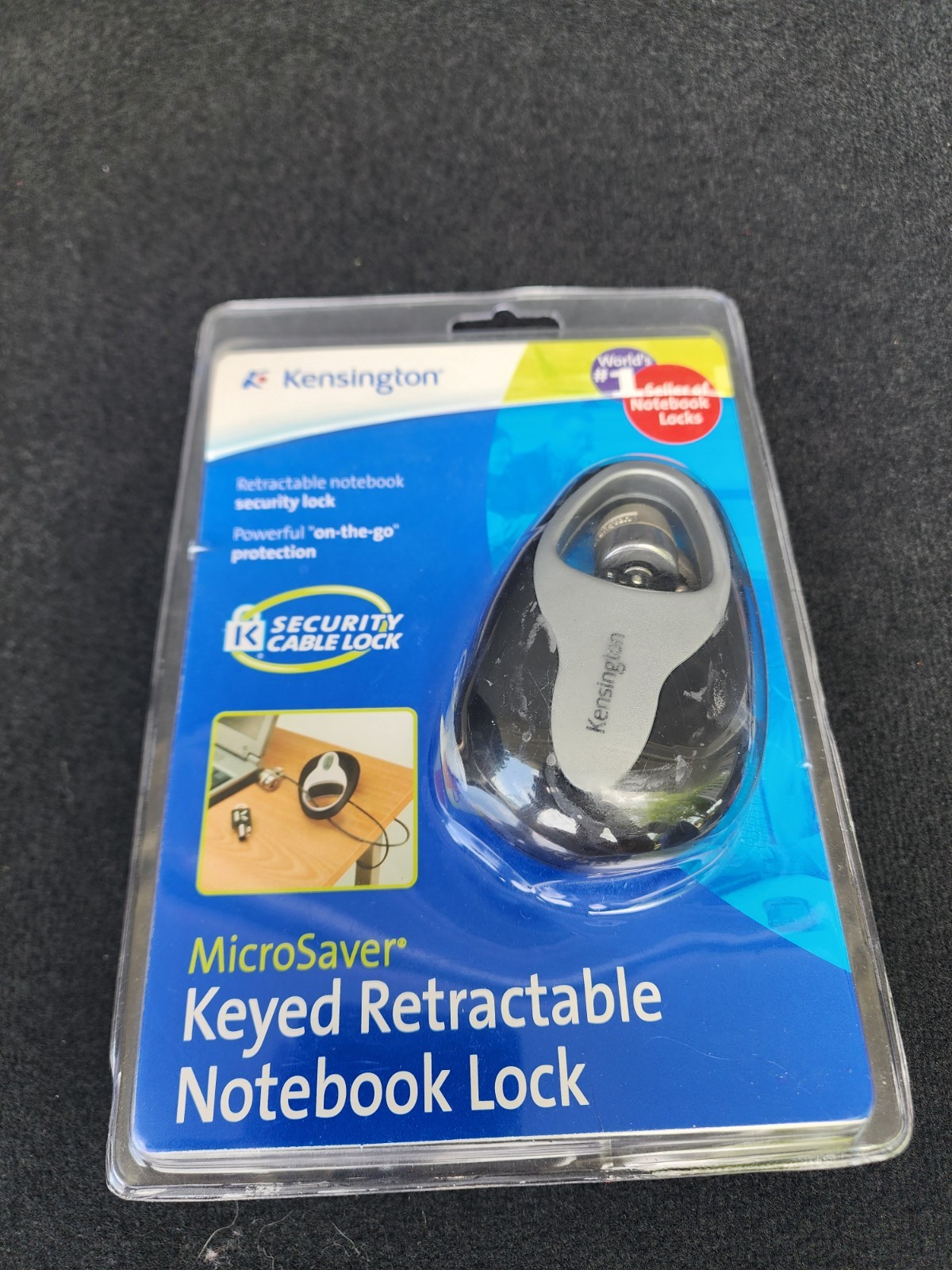 Kensington MicroSaver Keyed Retractable Notebook Security Cable Lock