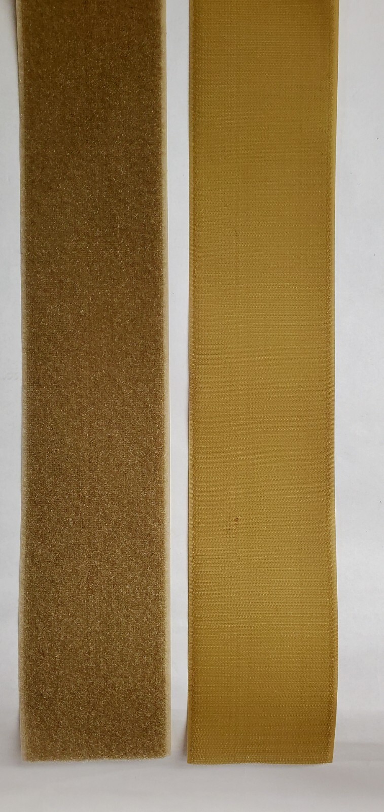 Sew-On Hook & Loop Fastener Set - 3" Wide Sold By-The-Yard Light Brown