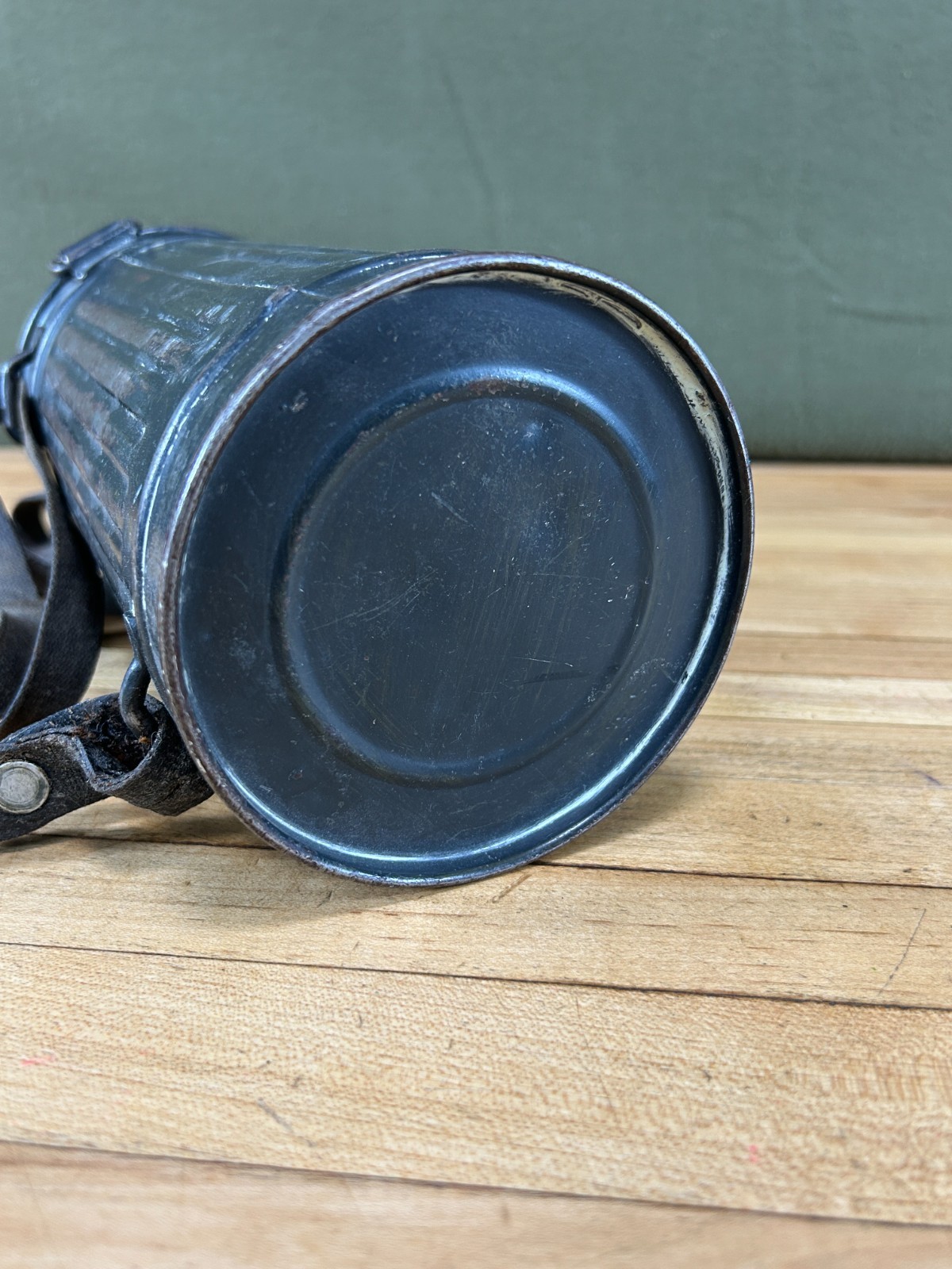 Original WWII German Gas Mask With Canister Can World War 2 Estate Find Surplus