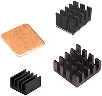 Raspberry Pi 4 Heatsink Kit Aluminum + Copper + 3M 8810 Thermal Conductive Adhes