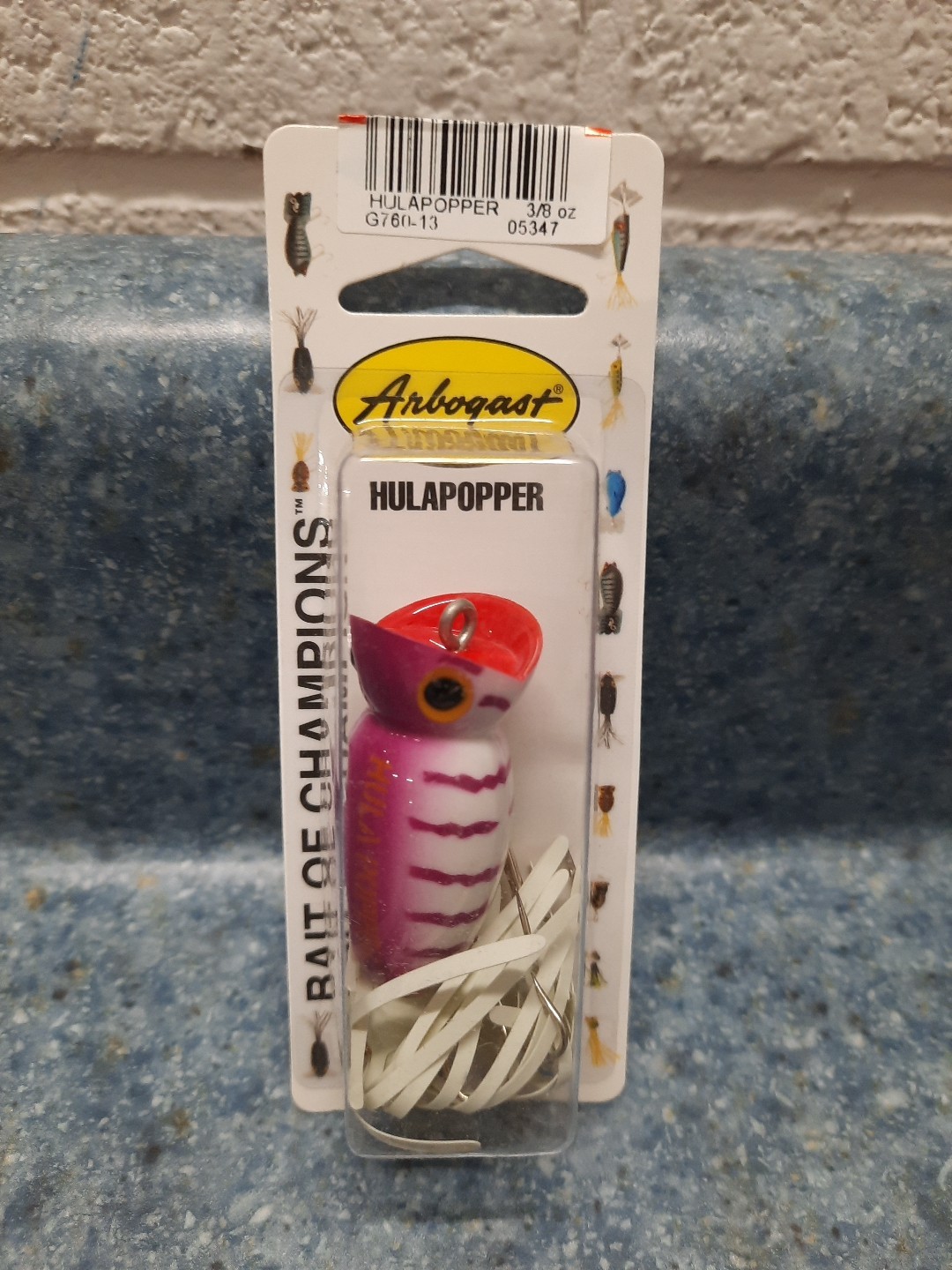Arbogast Hula Popper  G760 Made in 2003!  3/8 oz.