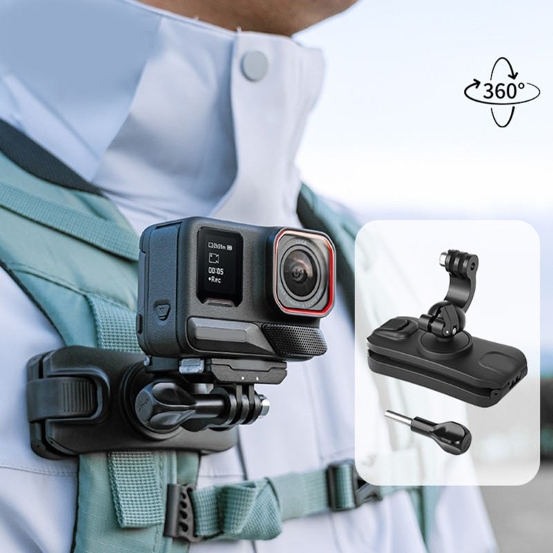 Backpack Strap Mount Quick Clip For Camera Phones for 0.5-10mm Thickness Strap