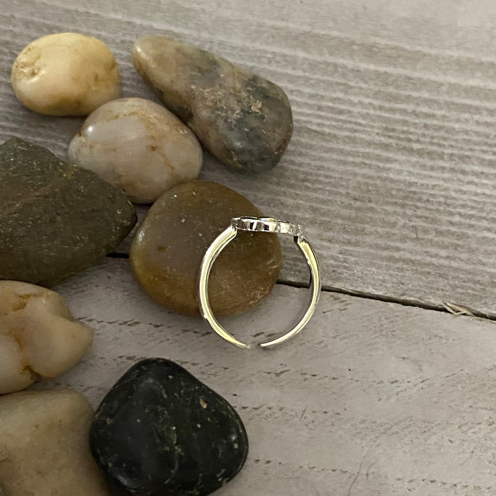 Sterling Silver Mandala Toe Ring Midi Ring