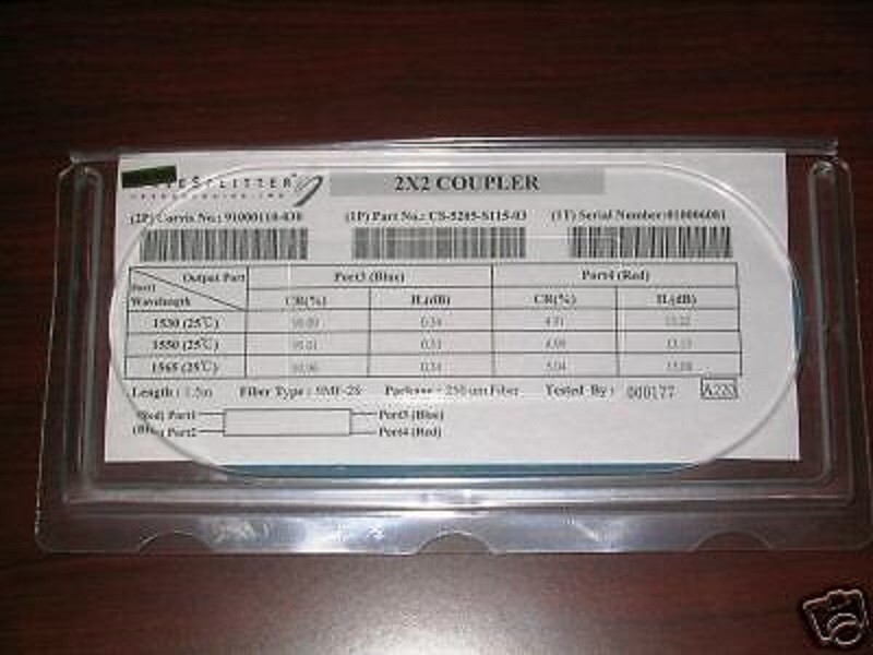WaveSplitter 2x2 5/95 C-band Fused Fiber Optic Coupler Splitter
