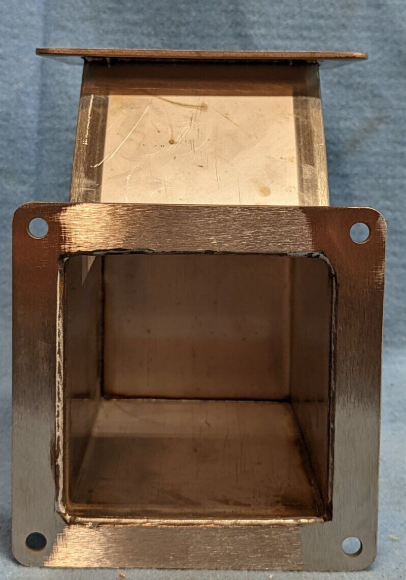 HOFFMAN ENCLOSURE TYPE 1 90° WIREWAY FITTING F-44WE90SS
