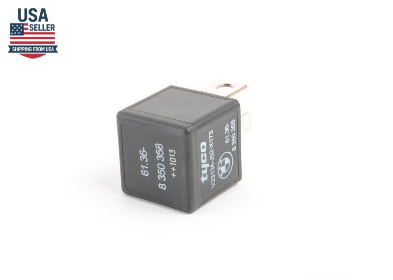 Bmw E36 E34 E39 E32 E38 Relay Switch Black Genuine 61368350358