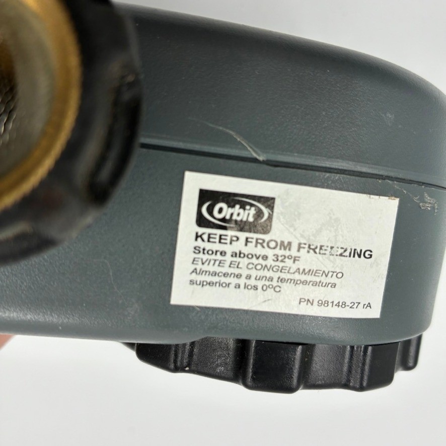 Orbit 24713 Digital 2-Outlet Hose Faucet Timer Gray Black Programmable Watering