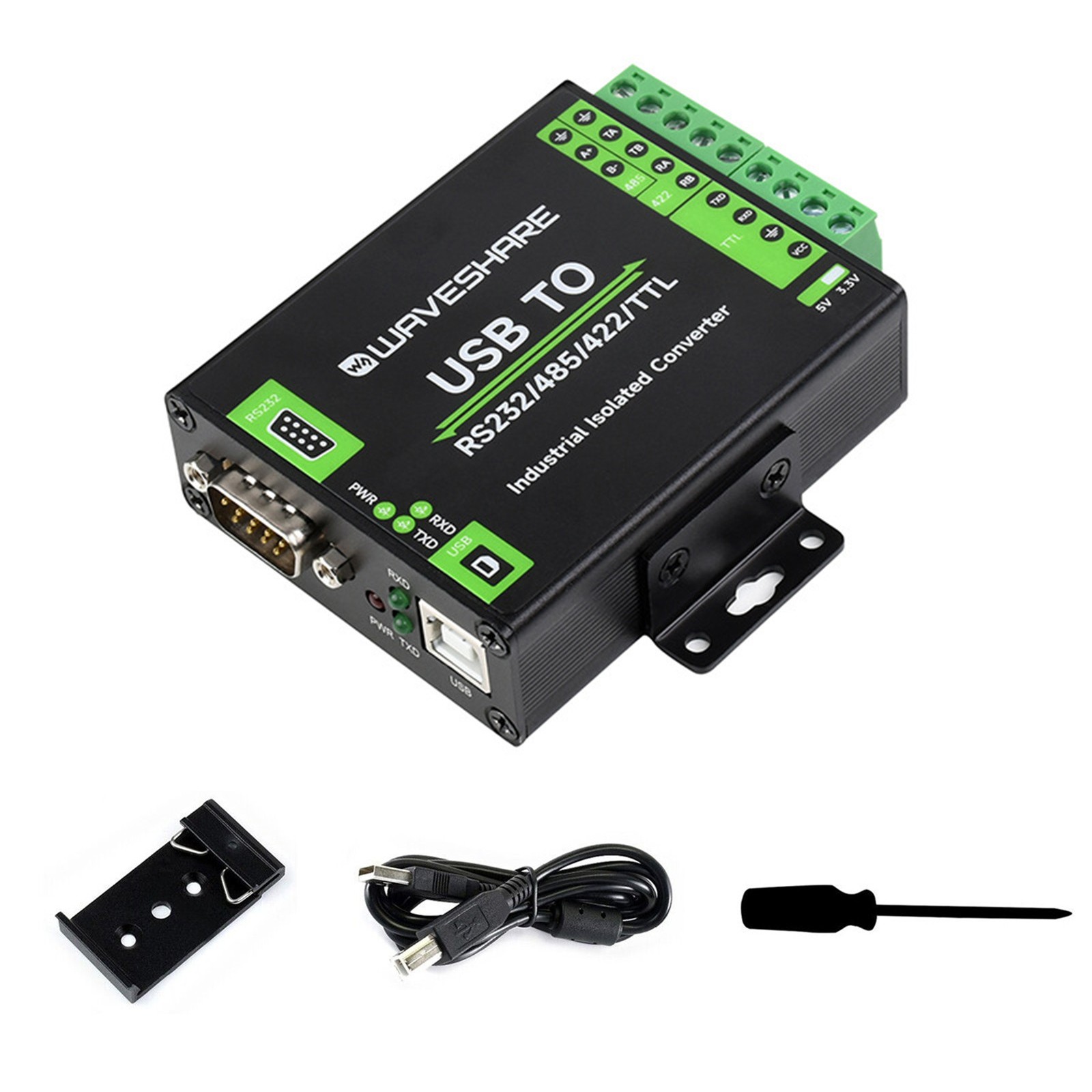 FT232RNL USB TO RS232/485/422/TTL Interface Converter Industrial Isolation new