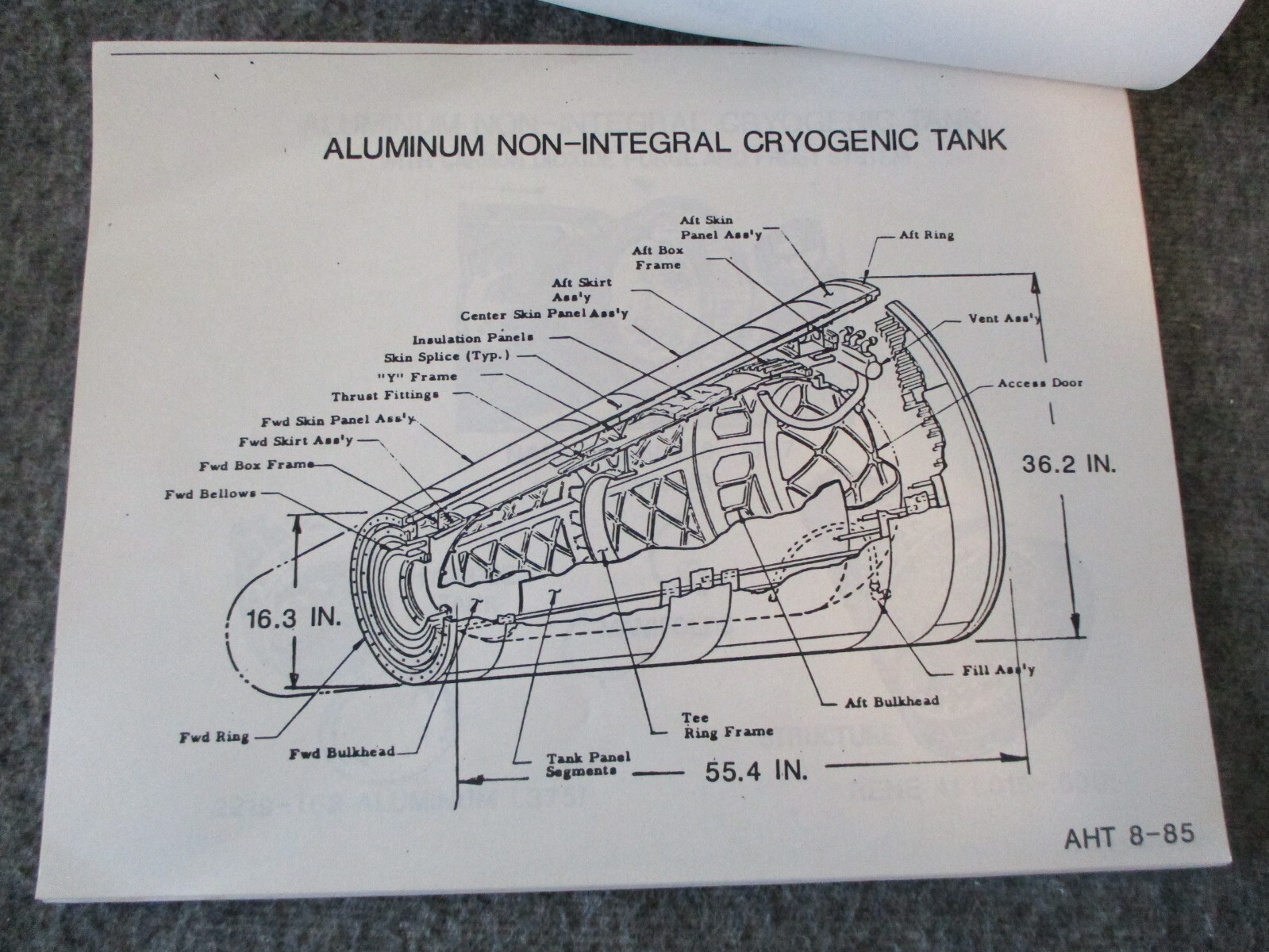 1984-85 NASA MSFC SPACE SHUTTLE LONG RANGE PROGRAM PLAN+CRYOGENIC & TECH REPORTS