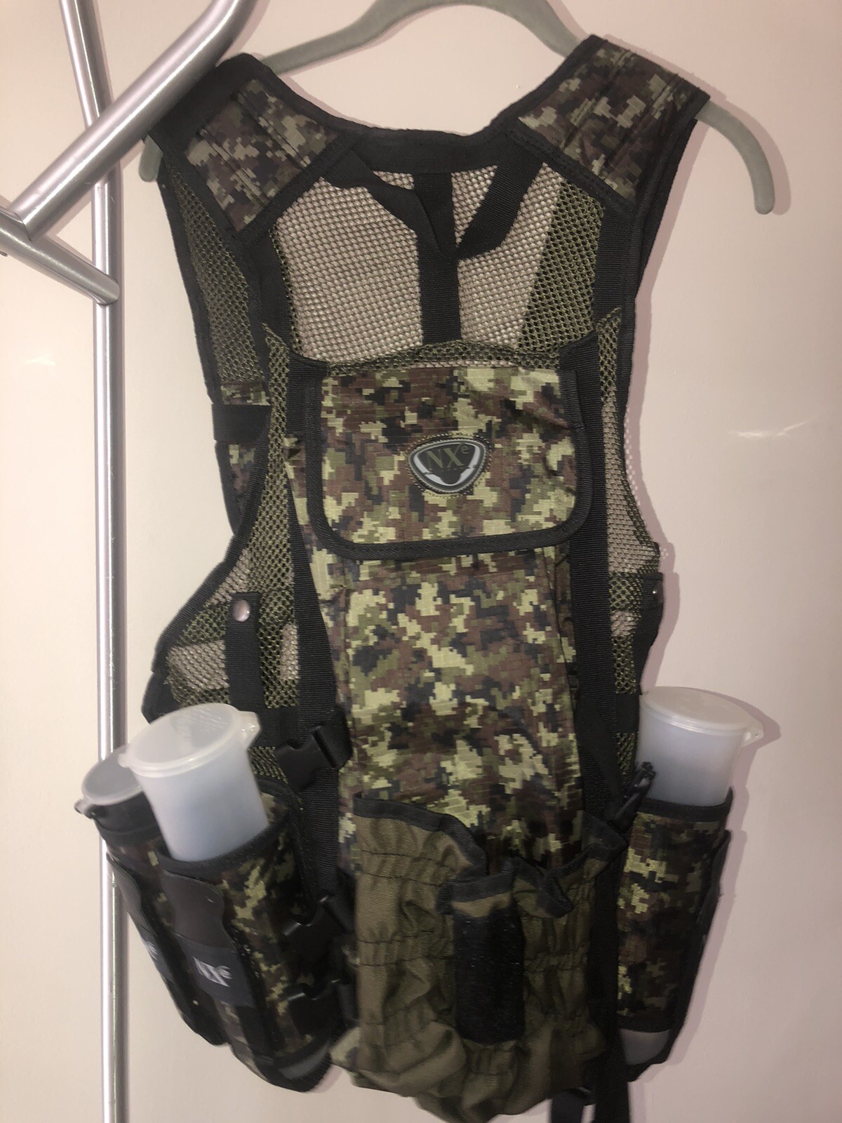 NXe Paintball UNIQUE digital camo back pack and pod holder