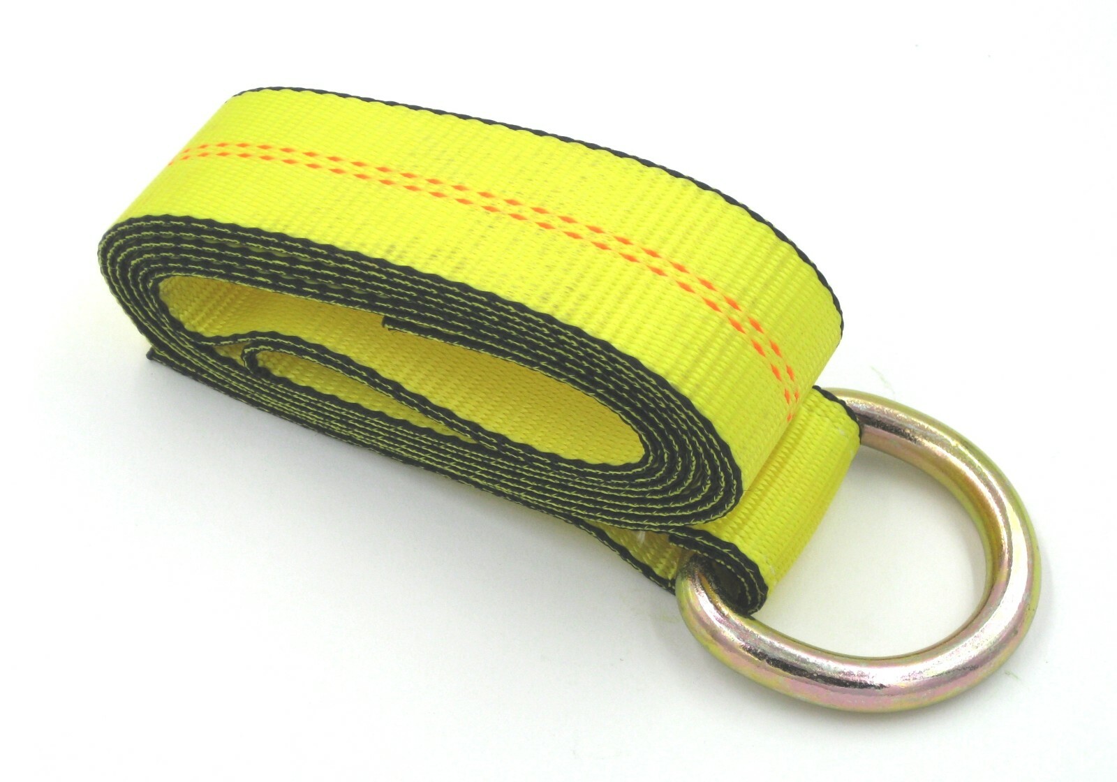 12x 8' Lasso Strap Car Hauler Flat Bed Tow Truck Tire Wheel Tie Down Straps YLW