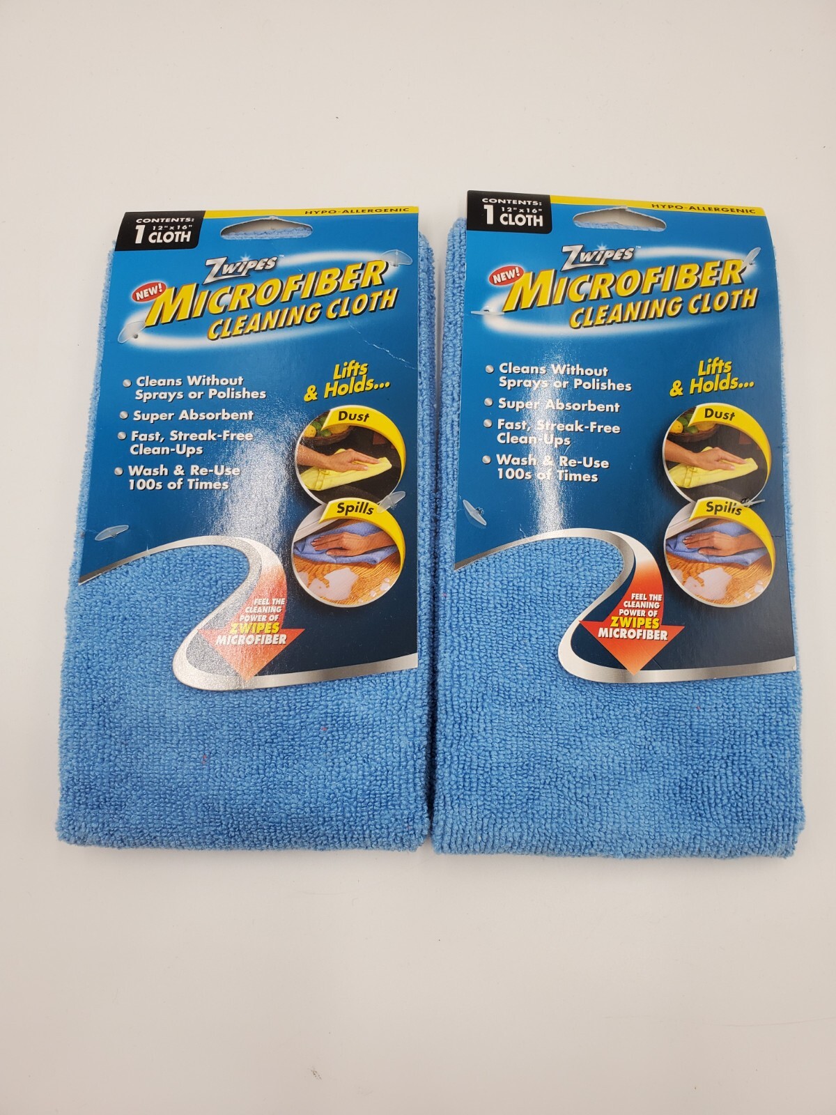 Zwipes Microfiber Cleaning Cloth Lot 2