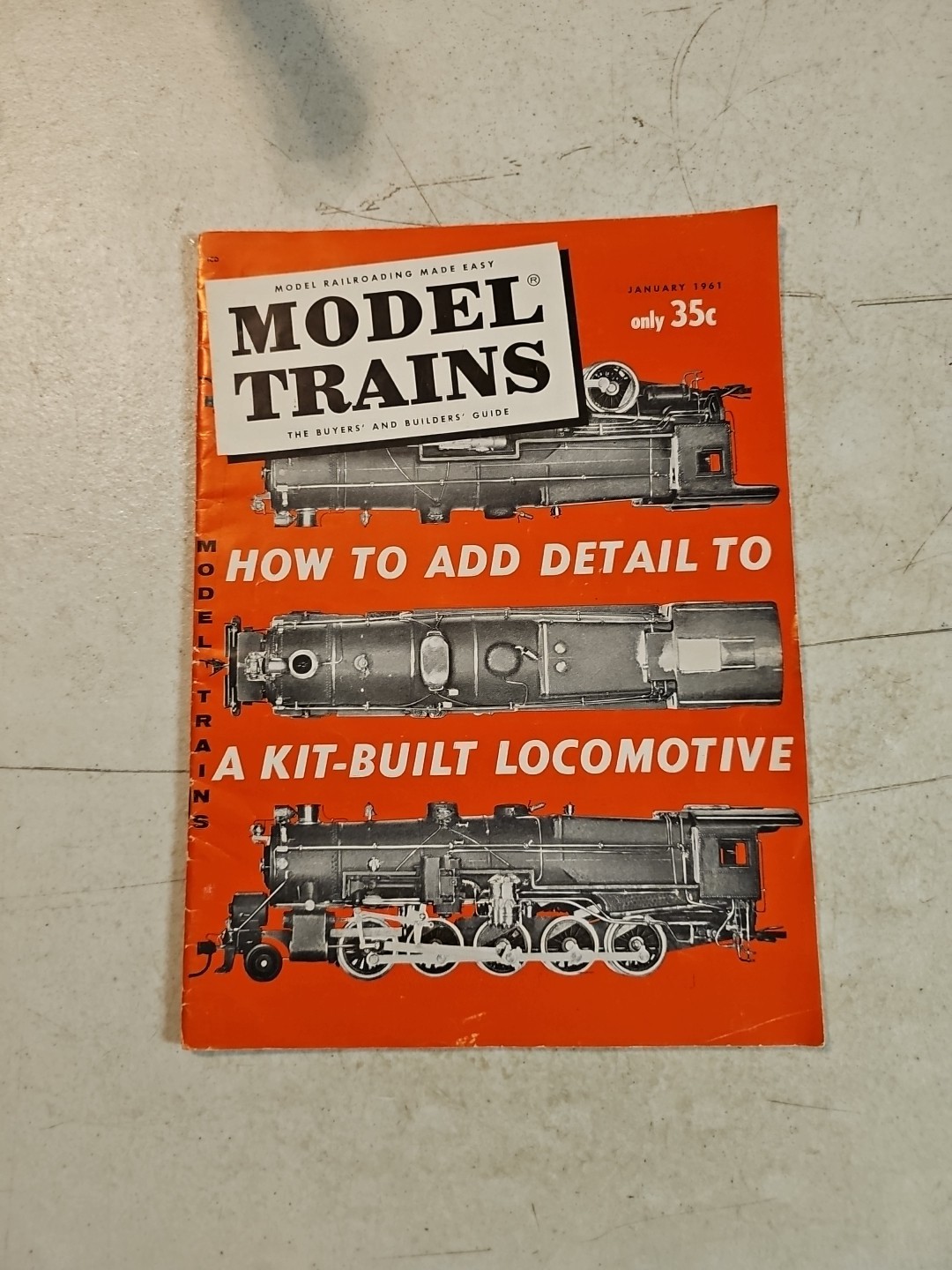 Vintage Model Trains The Buyers And Builders Guide.  January 1961