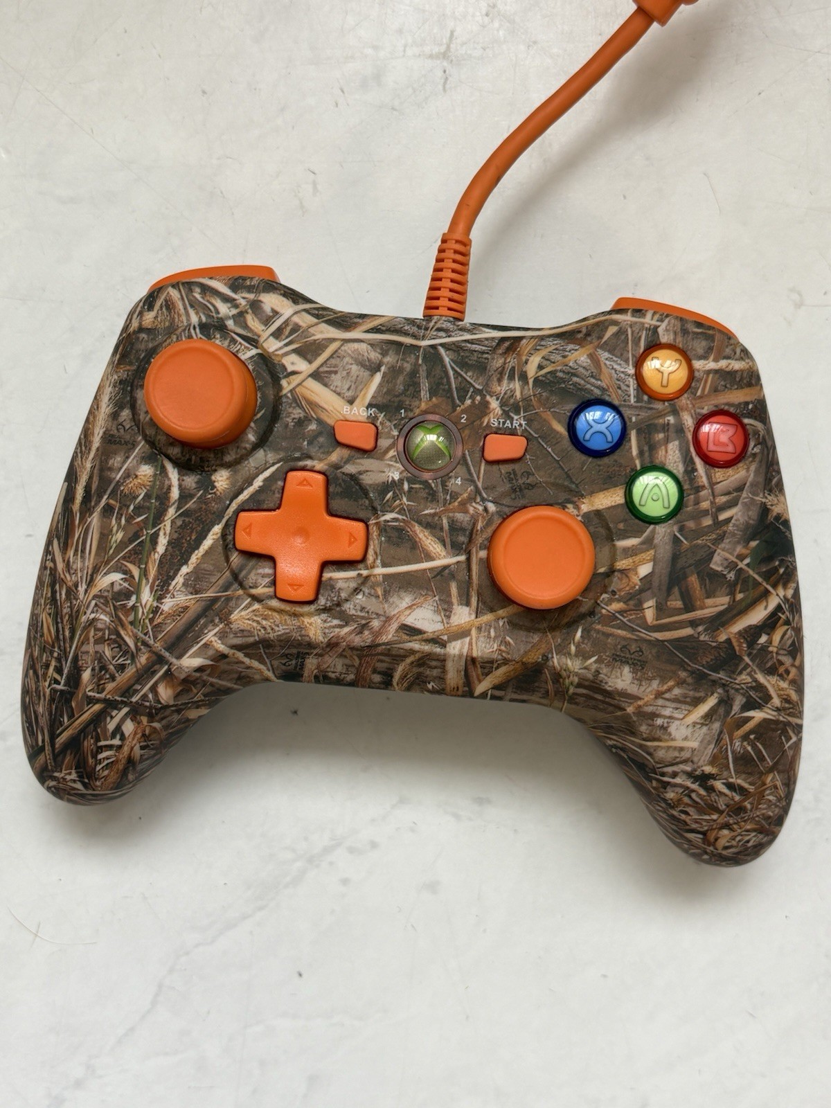 Power A Wired Controller Xbox 360 Orange RealTree Camouflage