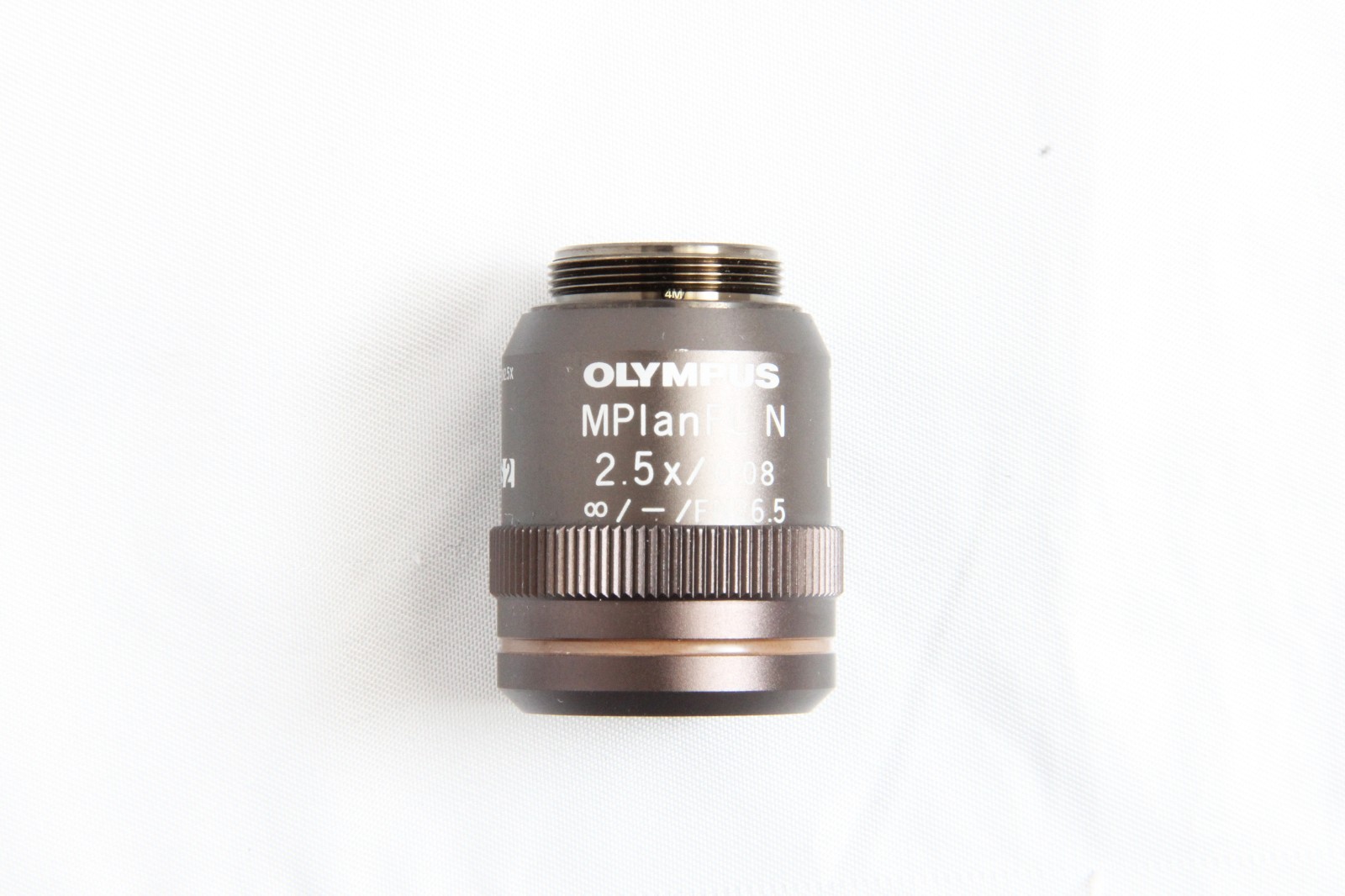 Olympus MPlanFL N 2.5x / 0.08 ∞/- FN26.5 Microscope Objective Lens #5660