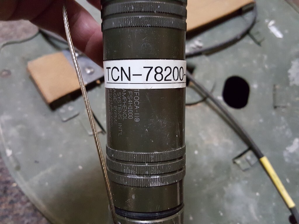 APPLIED OPTICAL SYSTEMS TFOCA II Fiber Optic Reel and Connector