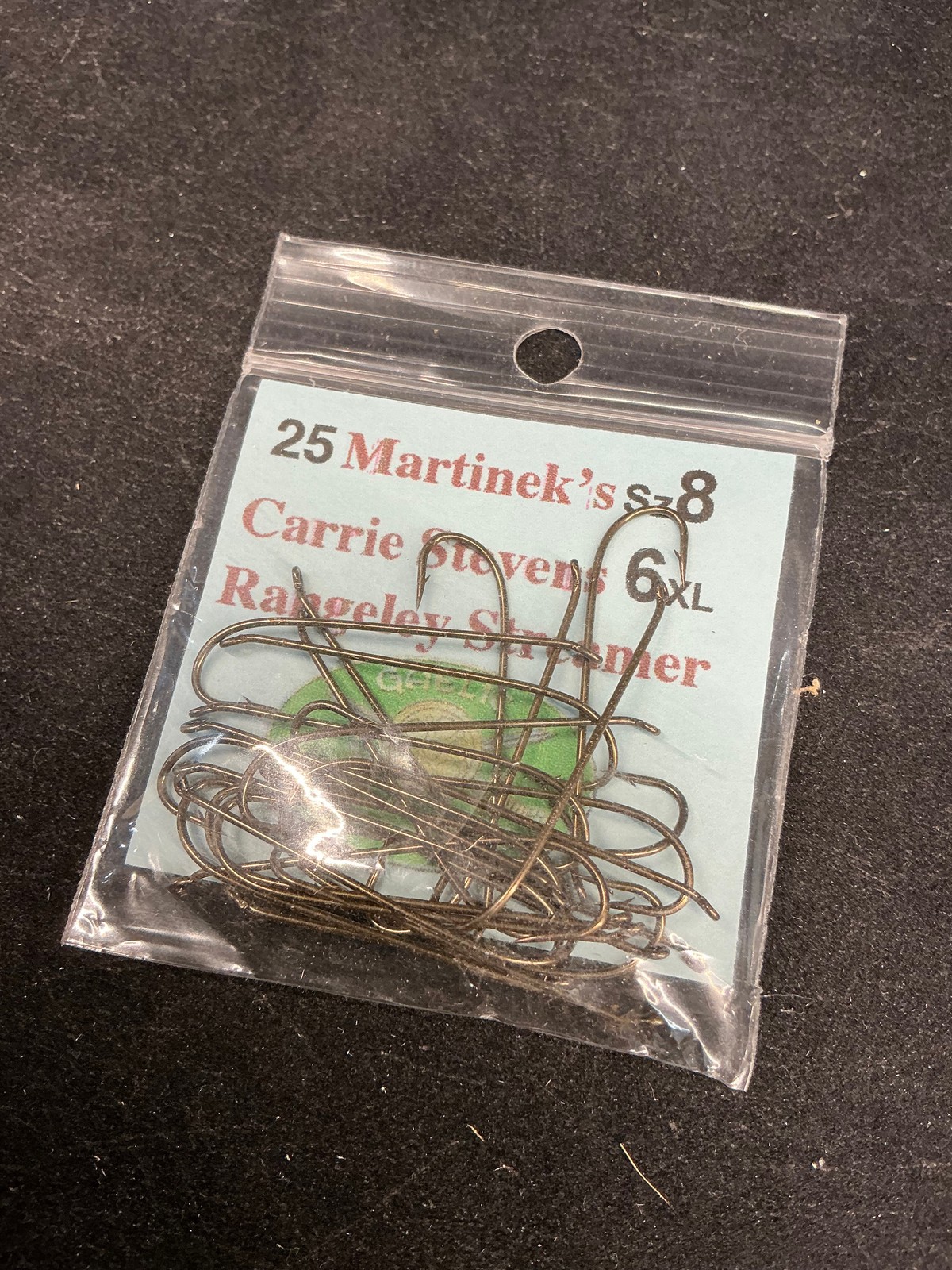 Gaelic Supreme Mike Martinek's Carrie Stevens Streamer hooks #8-6XL
