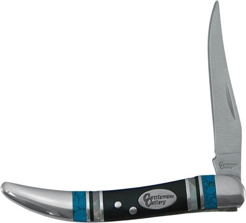 Abkt Cattlemans Cutlery 2.5" Cheyenne Blue Horizon Toothpck CC0021CB