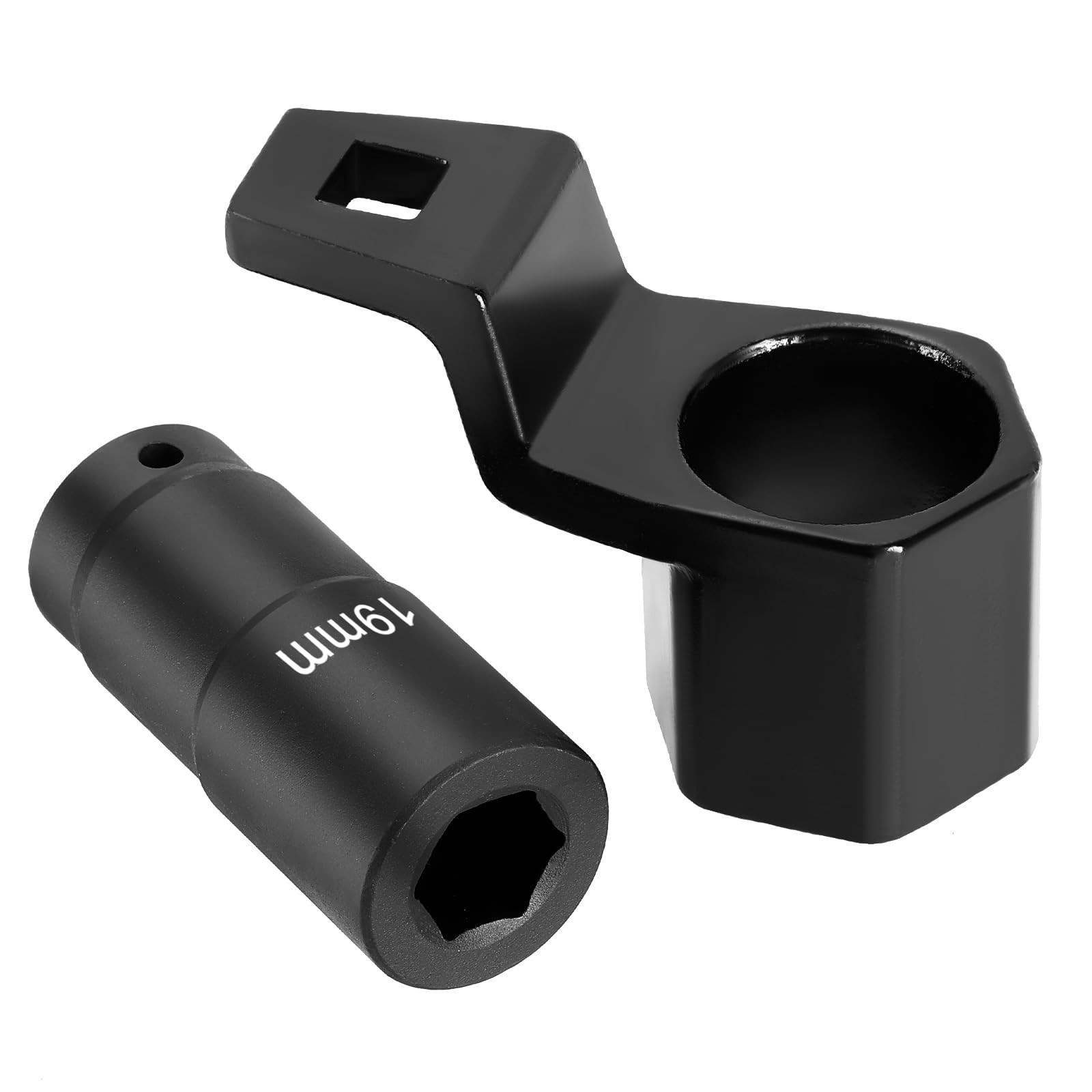 DASBET 19mm Harmonic Balancer Socket and 50mm Hex Crankshaft Crank Damper Pul...