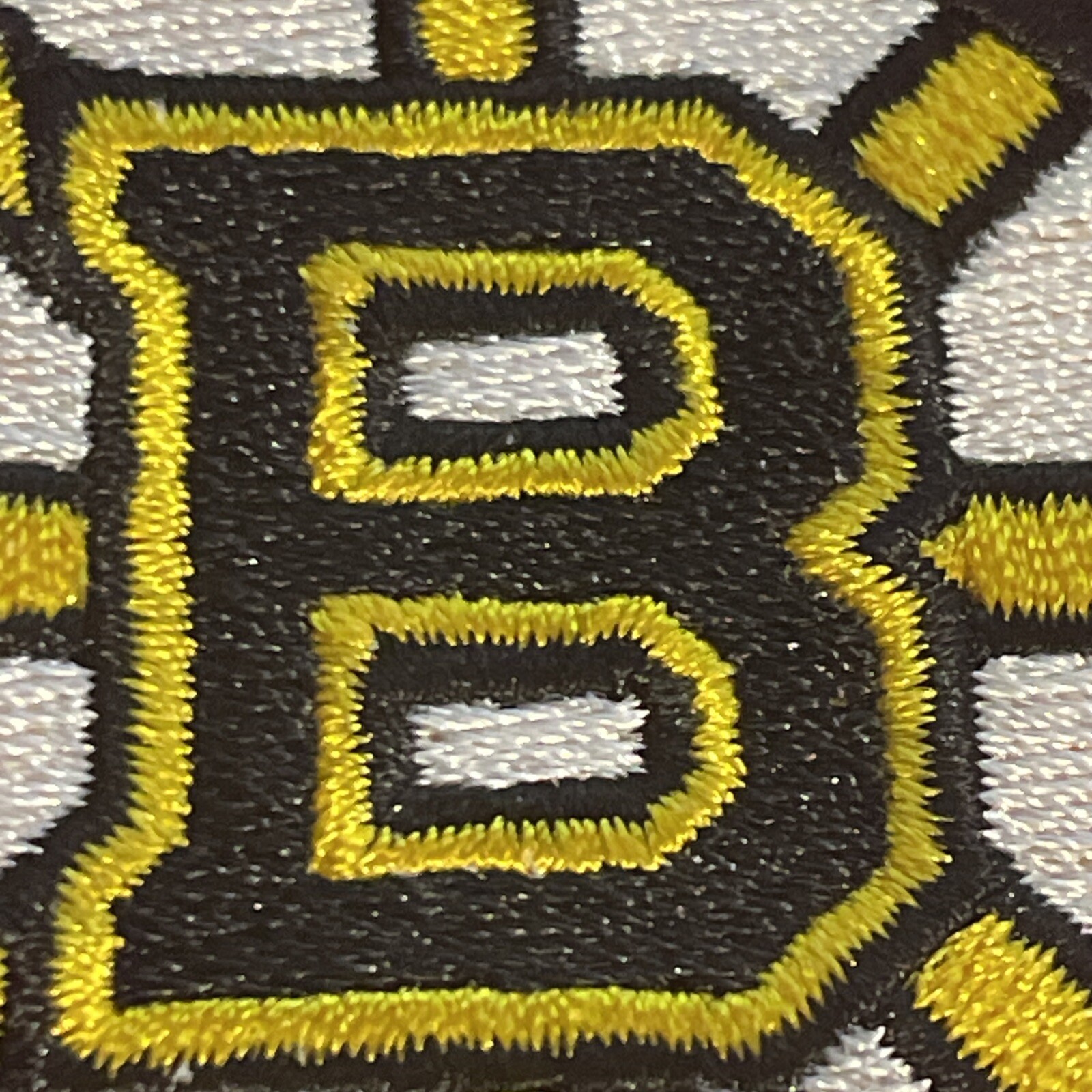 Boston Bruins “B” Logo Patch Embroidered 2” Iron On NHL