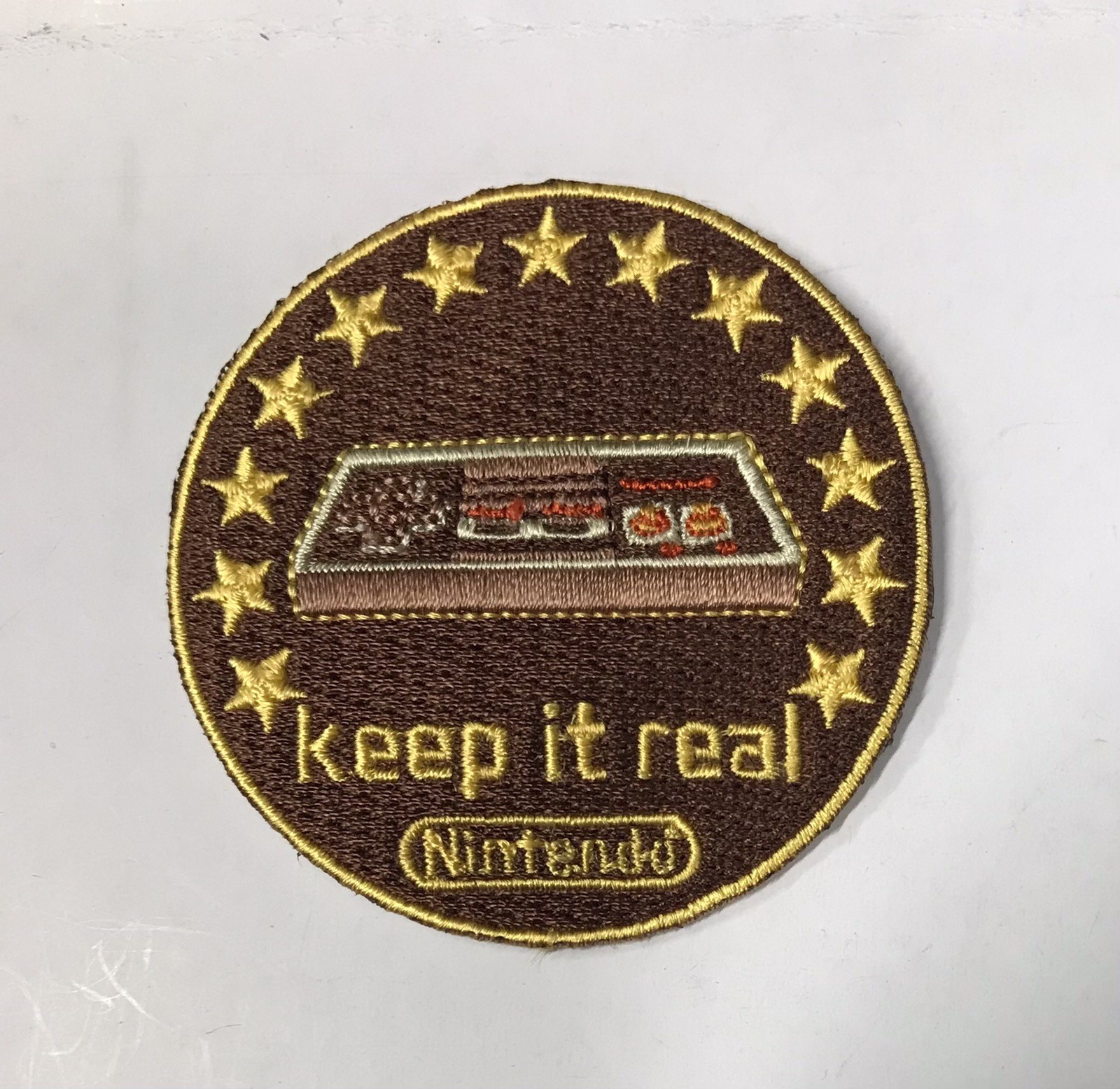 Patch - Nintendo Classic NES Keep It Real Controll 2.5" Iron-On Embroidered
