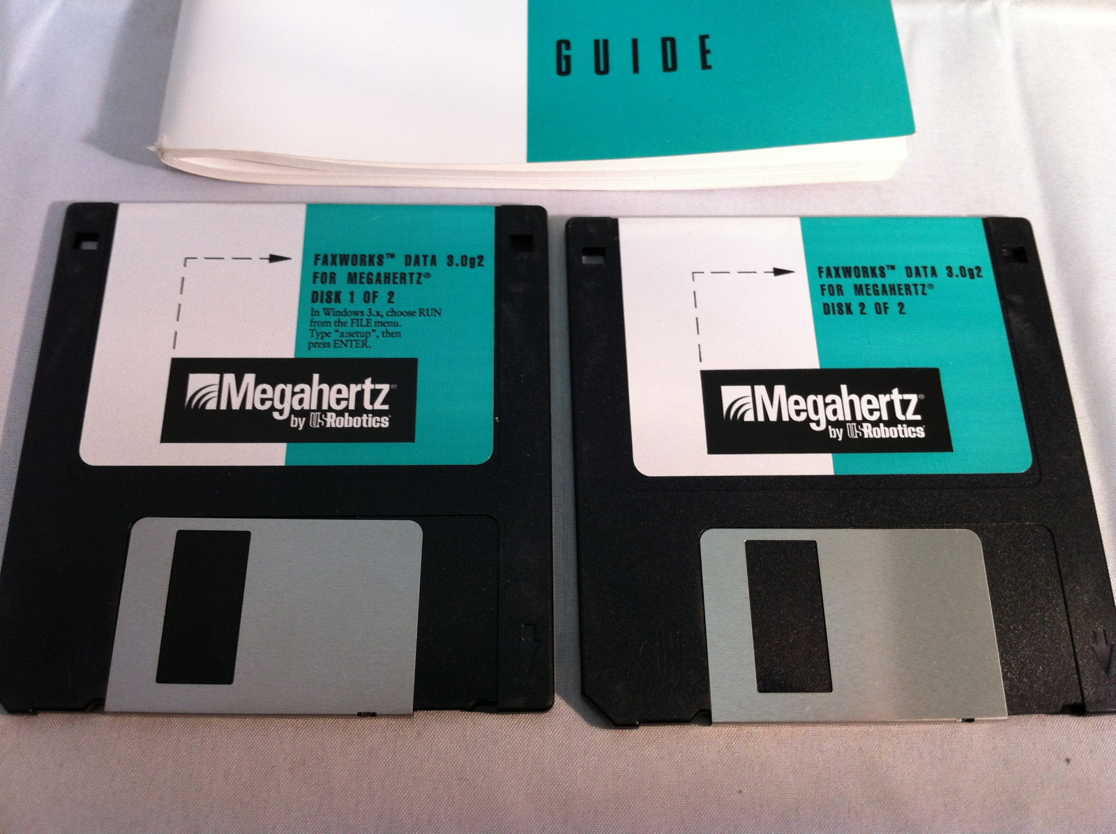 FaxWorks Data 3.0g2 for Megahertz 2-Disk Set