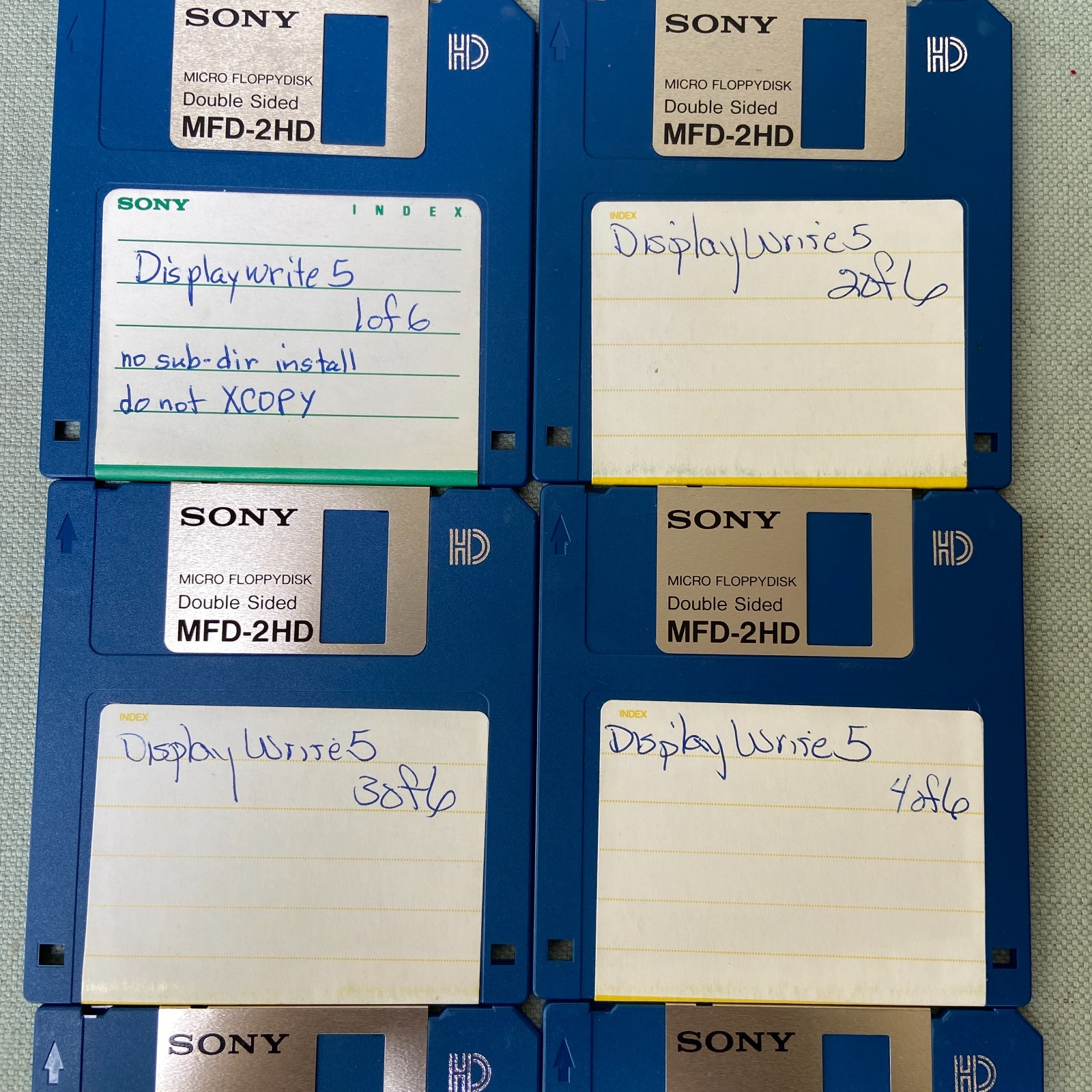 Software Lot 3.5” RadioReveal Netware PFS Write Metz File F/X Display Write API