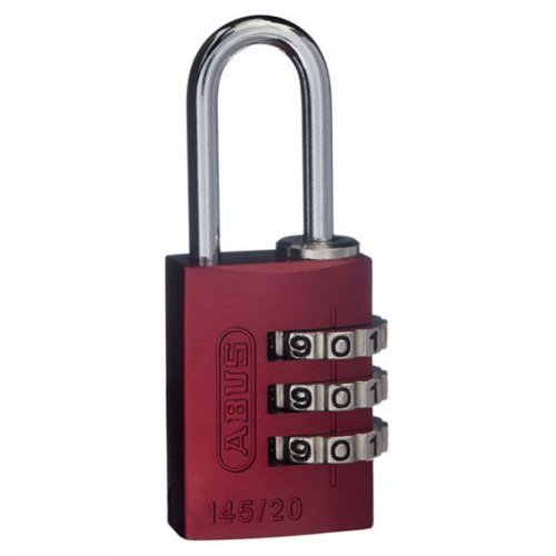 Combination Padlocks - Resettable ABUS 20mm x4 BULK LOT High quality -RED