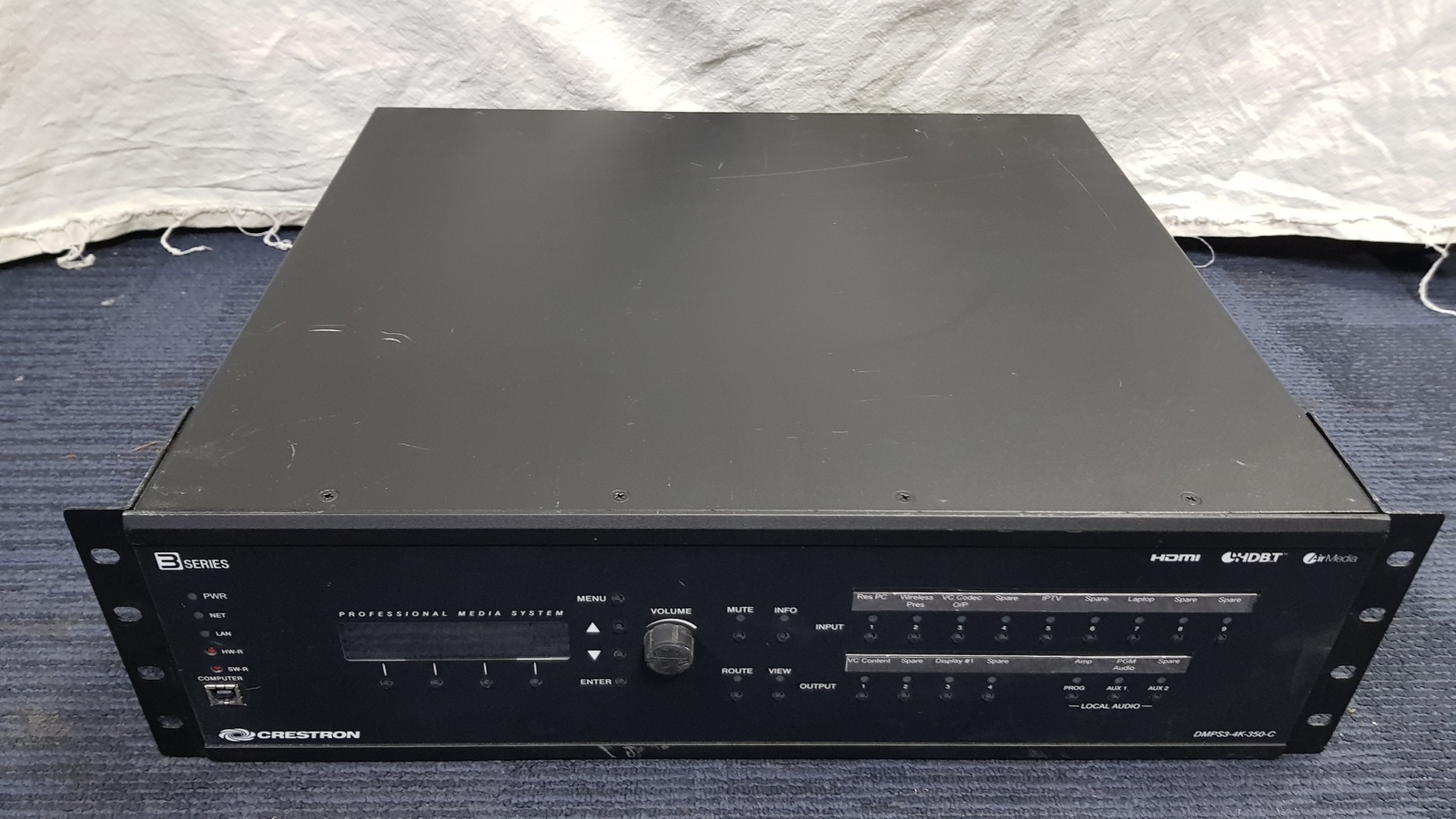 Crestron dmps3-4k-350-c 3-Series 4K DigitalMedia Presentation & Rackmount Ears O