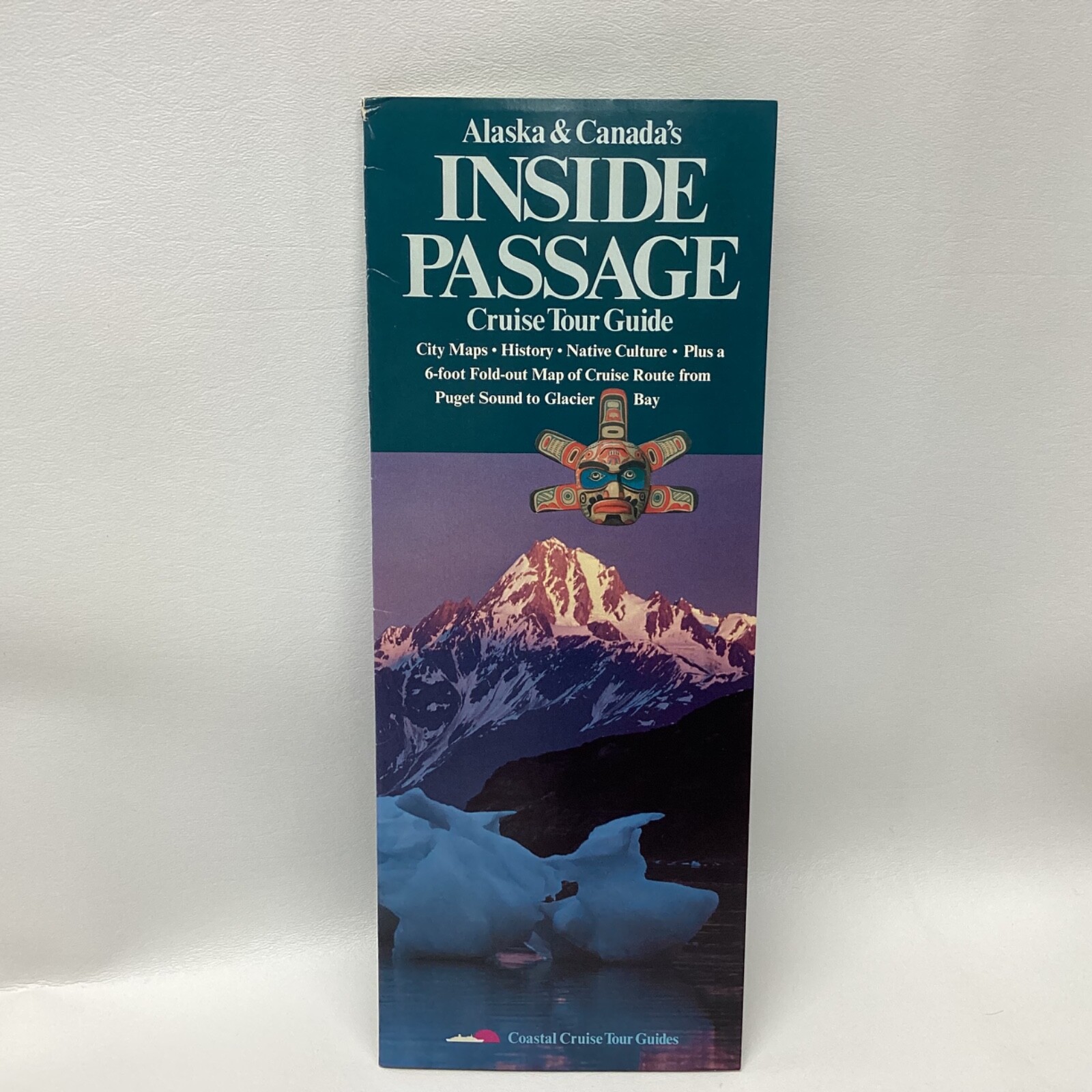 Alaska & Canada’s Inside Passage Cruise Tour Guide City Maps-History  6’ Map