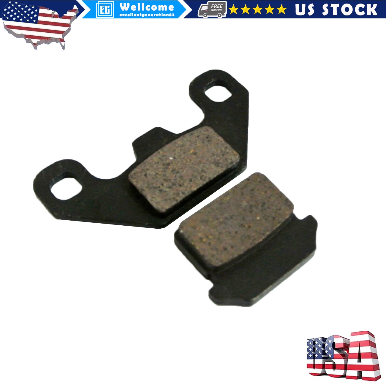 Disc Brake Pads For 110/125/140/160/200/250cc SDG SSR Dirt Pit Quad Bike