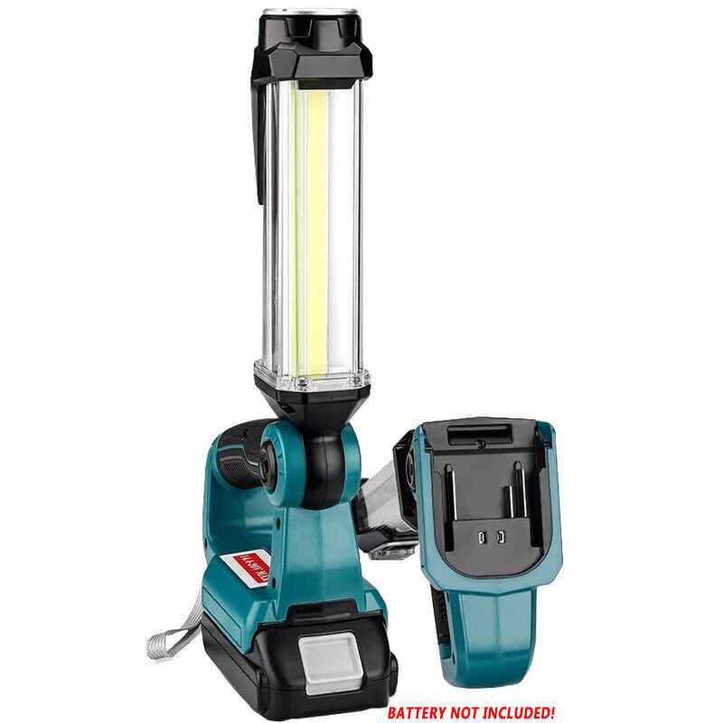 Super Bright 35W 2000LM Cordless LED Work Light for Makita 18V Li-Ion Batteries