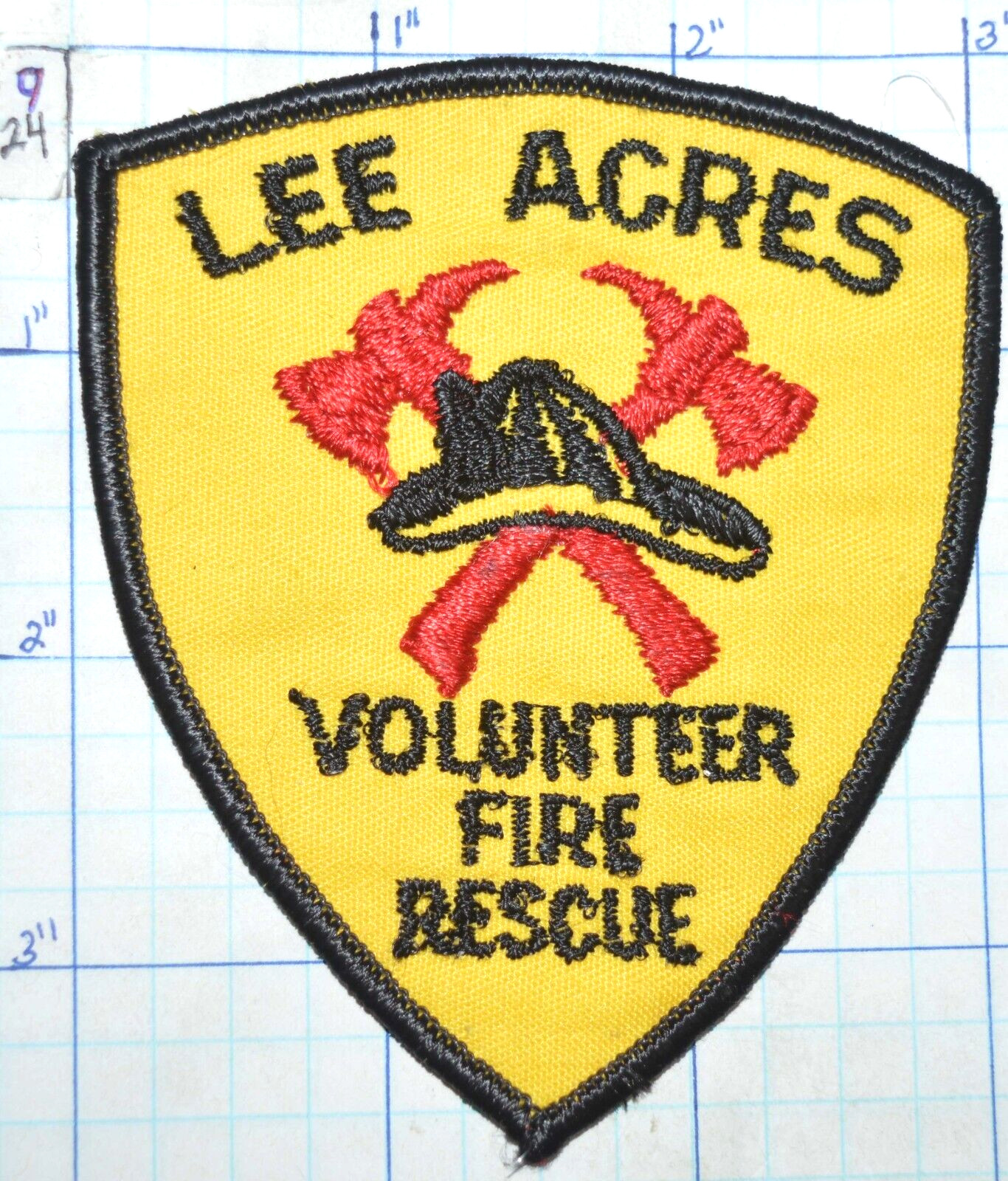 NEW MEXICO? LEE ACRES VOL FIRE DEPT VINTAGE PATCH