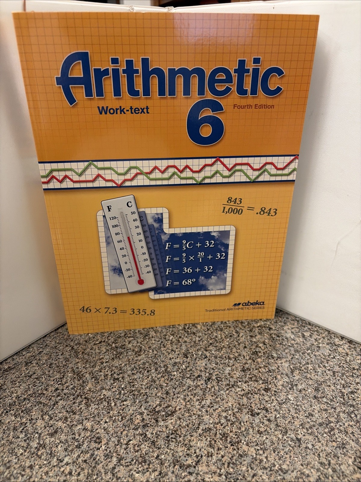 Abeka Arithmetic 6 Book Work Text Student Mathematic A Beka Homeschool 4th Ed