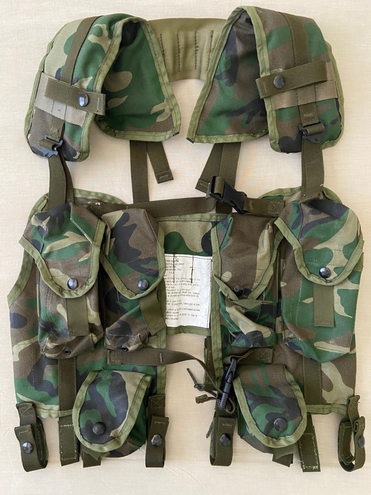 Supreme Protector LBV Vest Chest Rig Woodland Ranger NSW LBT H&S MFG