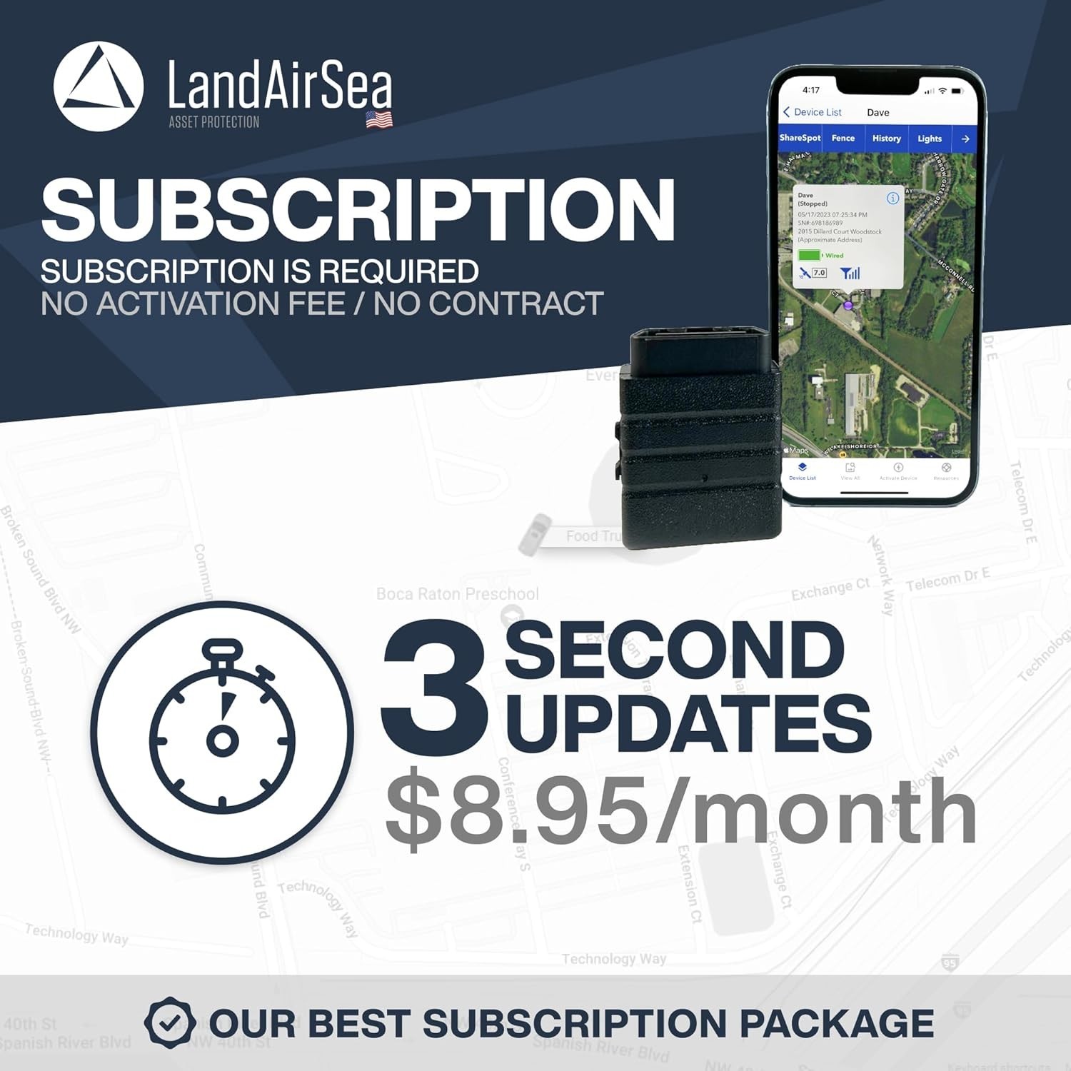 4G LTE SYNC GPS Tracker - Secure Real-Time Tracking for Vehicles & Loved Ones