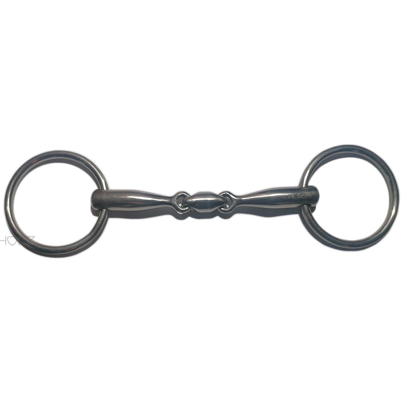Horse bit titanium bit double broken Felix Bühler 14.5 cm