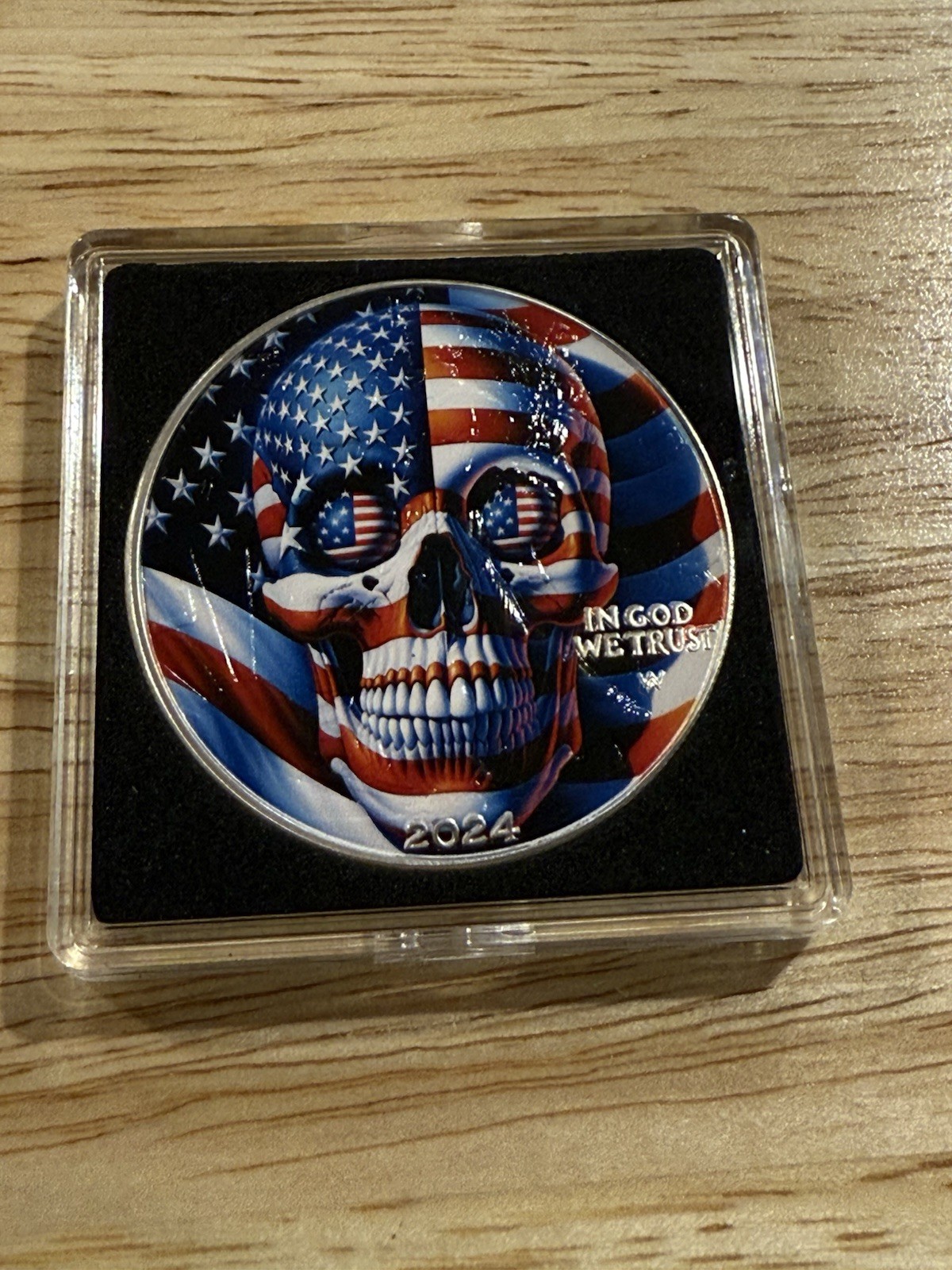 2024 U.S. Eagle - American Skull Edition - 1 oz Silver Coin (500 Mintage) *RARE*