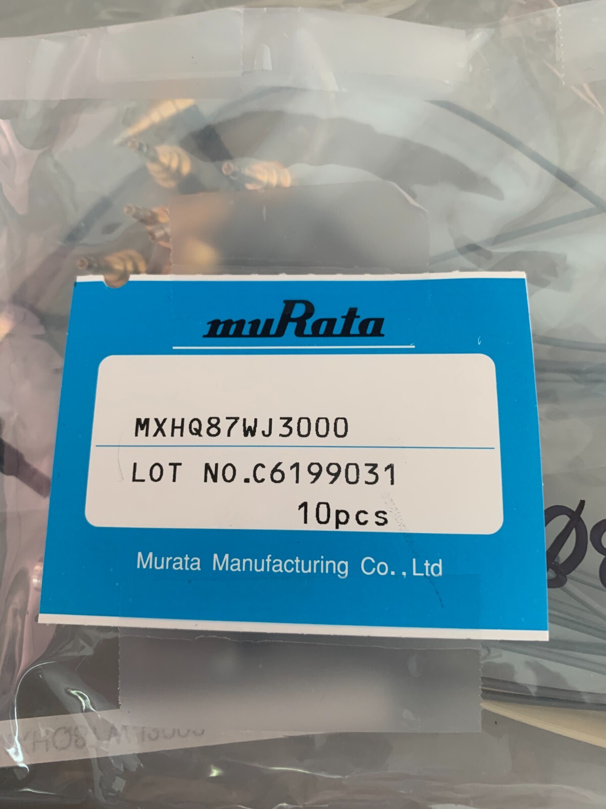 Murata MXHQ87WJ3000 RF Test Leads THIS IS FOR ONE 1 CABLE