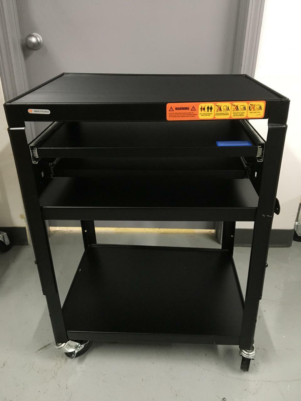 Bretford Basics Adjustable Multimedia Cart ✅❤️️✅❤️️ READ