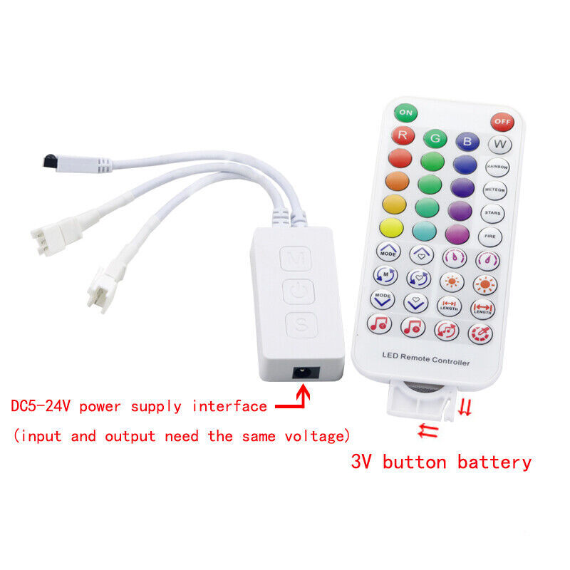 SP611E smart music bluetooth controller LED Strip WS2811 WS2812B remote control