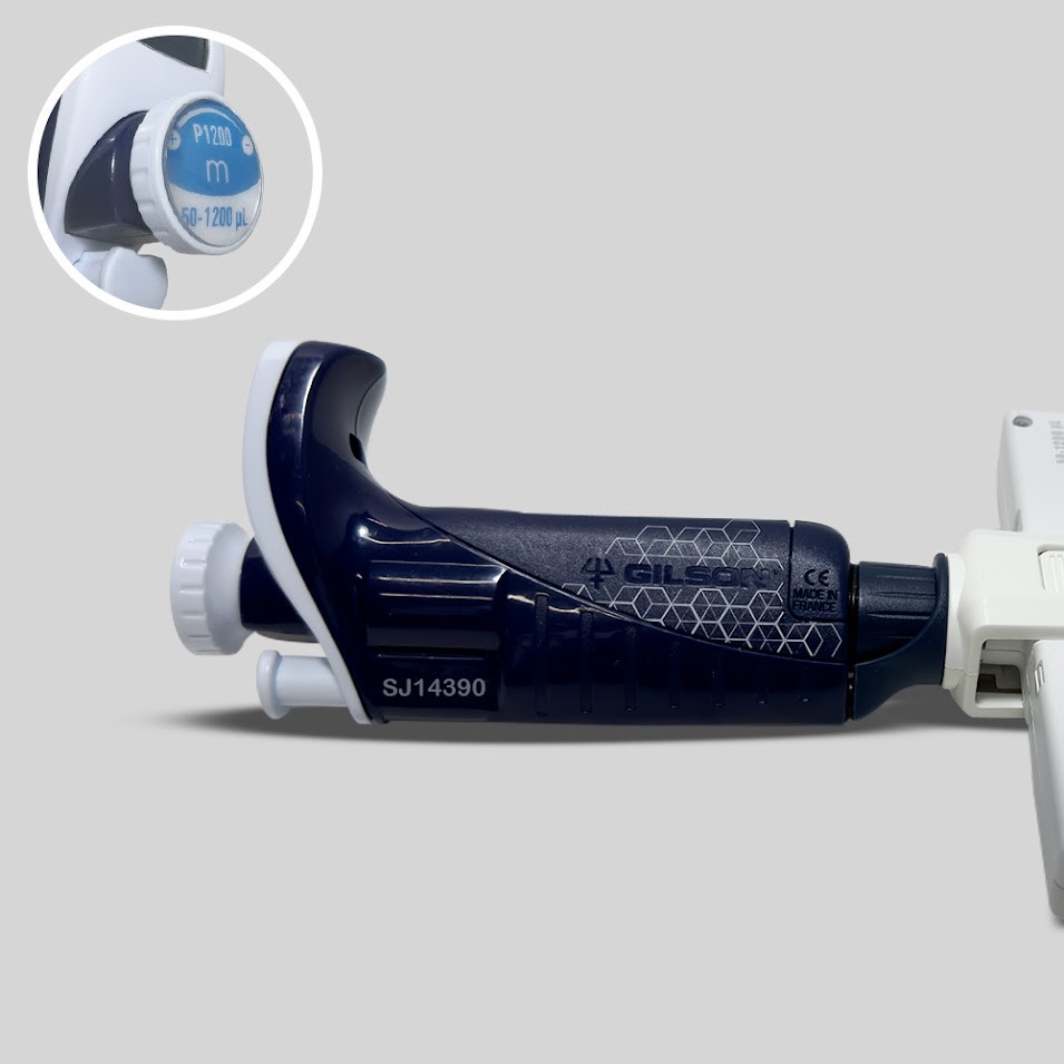 Used Gilson PIPETMAN M P12X1200M BT Connected Pipette Model F81059 (SJ14390)