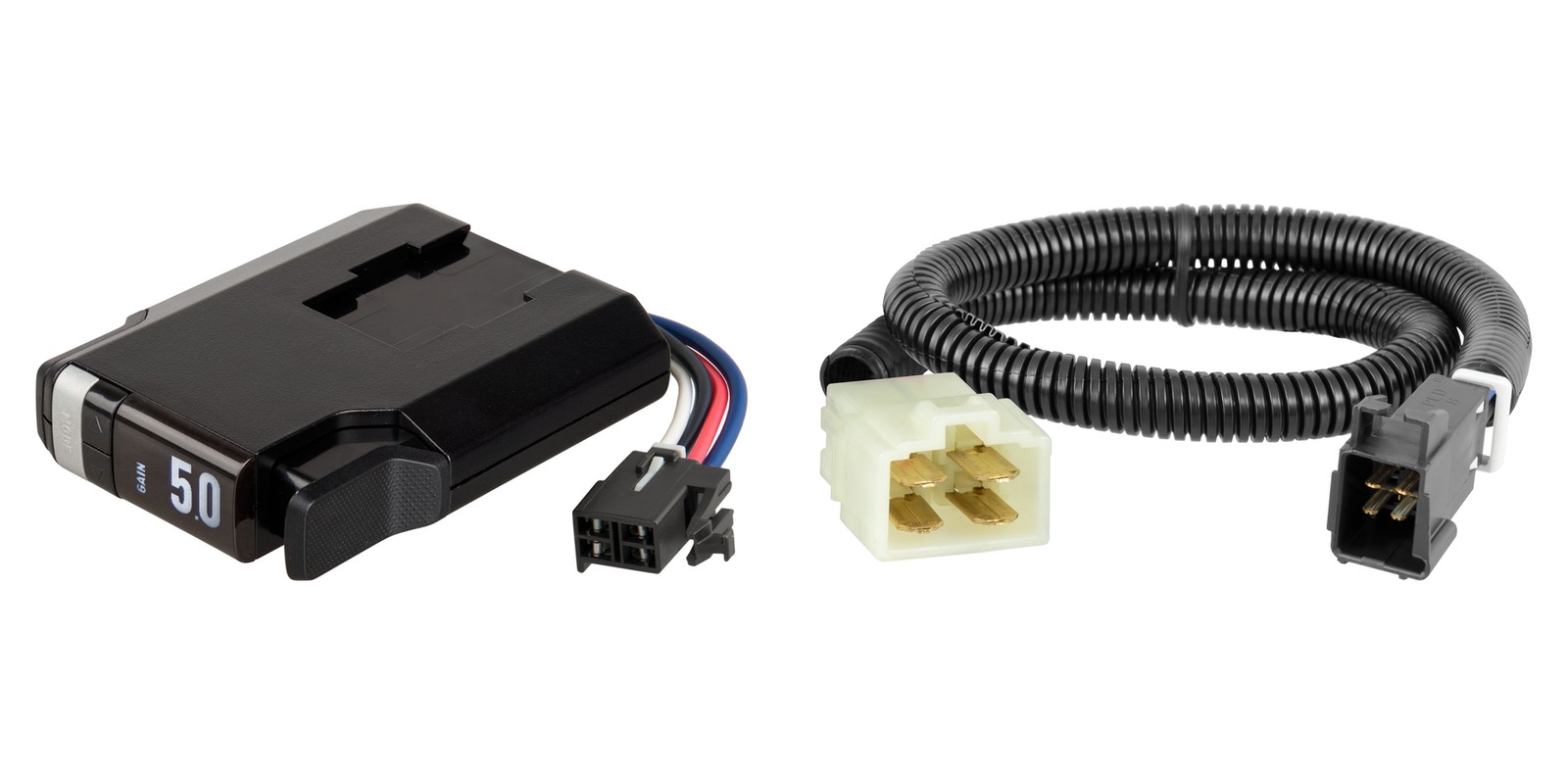 CURT Triflex Next Trailer Brake Controller w/ Custom Wiring Harness 51146 51529